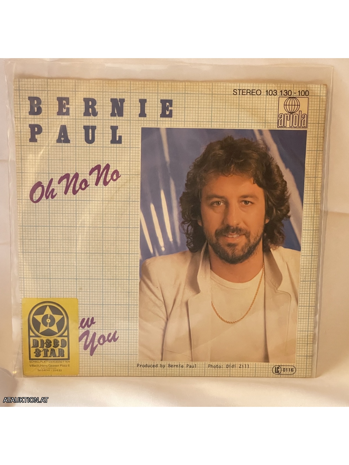 SINGLE / Bernie Paul – Oh No No / I Saw You