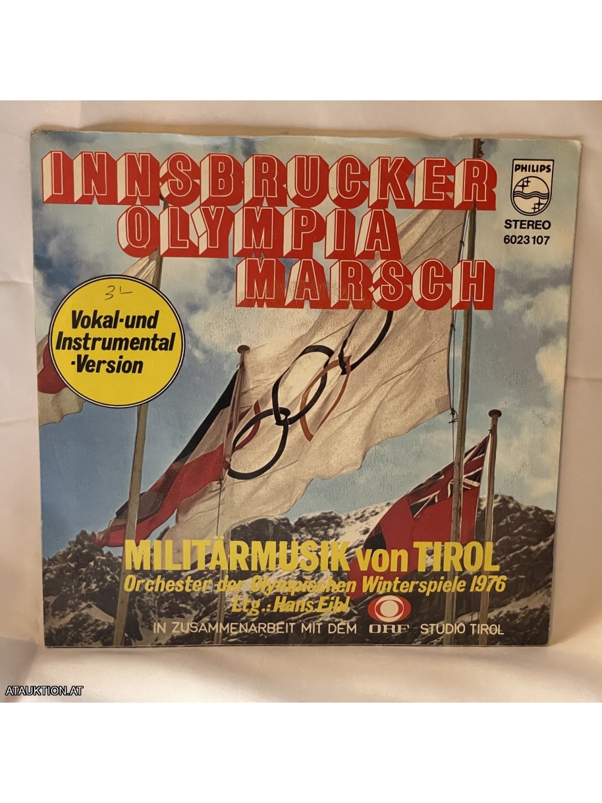 SINGLE / Die Militärmusik Von Tirol , Ltg: Hans Eibl – Innsbrucker Olympia Marsch