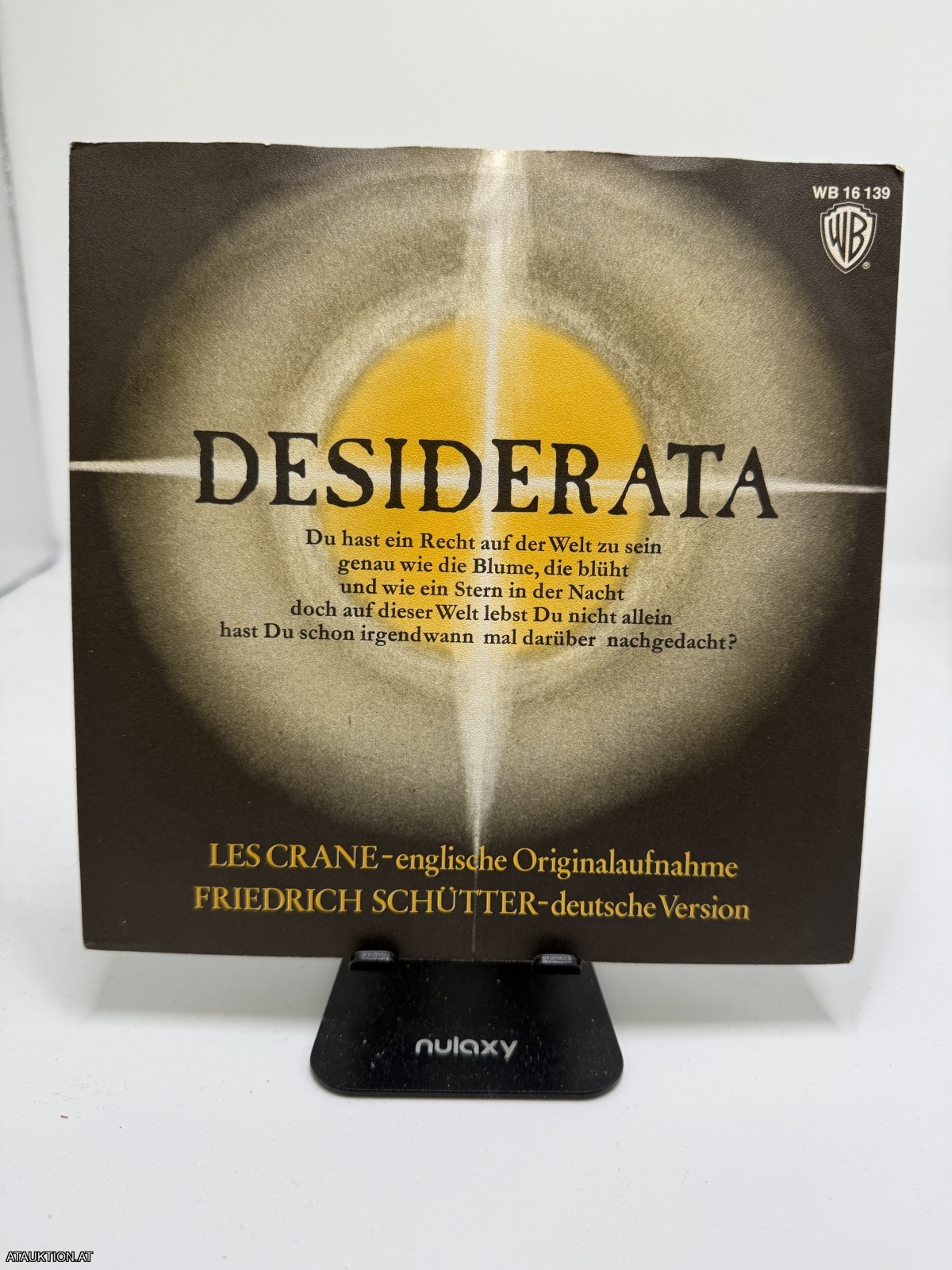 Single / Les Crane / Friedrich Schütter – Desiderata