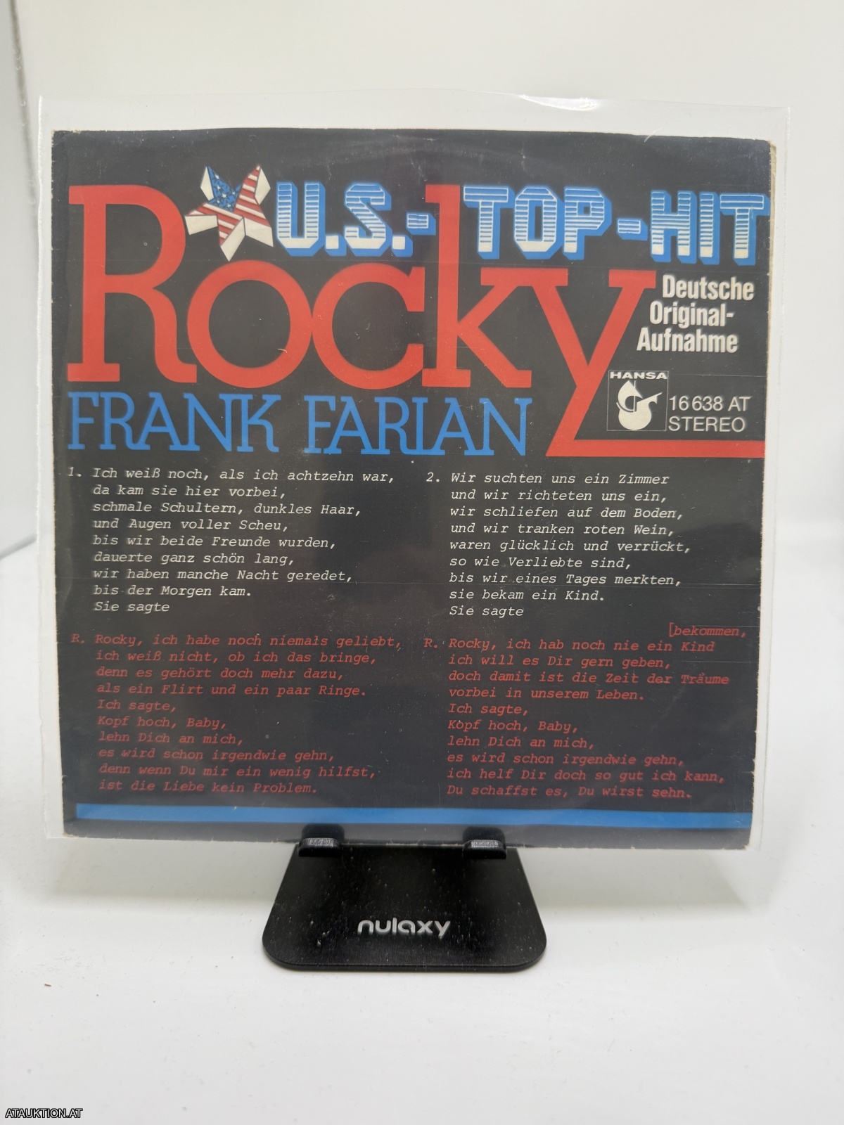 Single / Frank Farian – Rocky