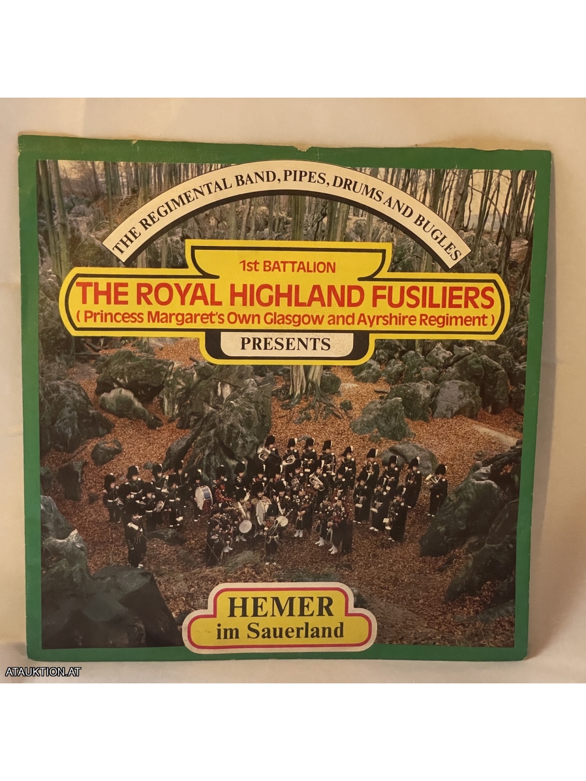 SINGLE / The Regimental Band, Pipes, Drums And Bugles 1st Battalion Royal Highland Fusiliers – Hemer Im Sauerland