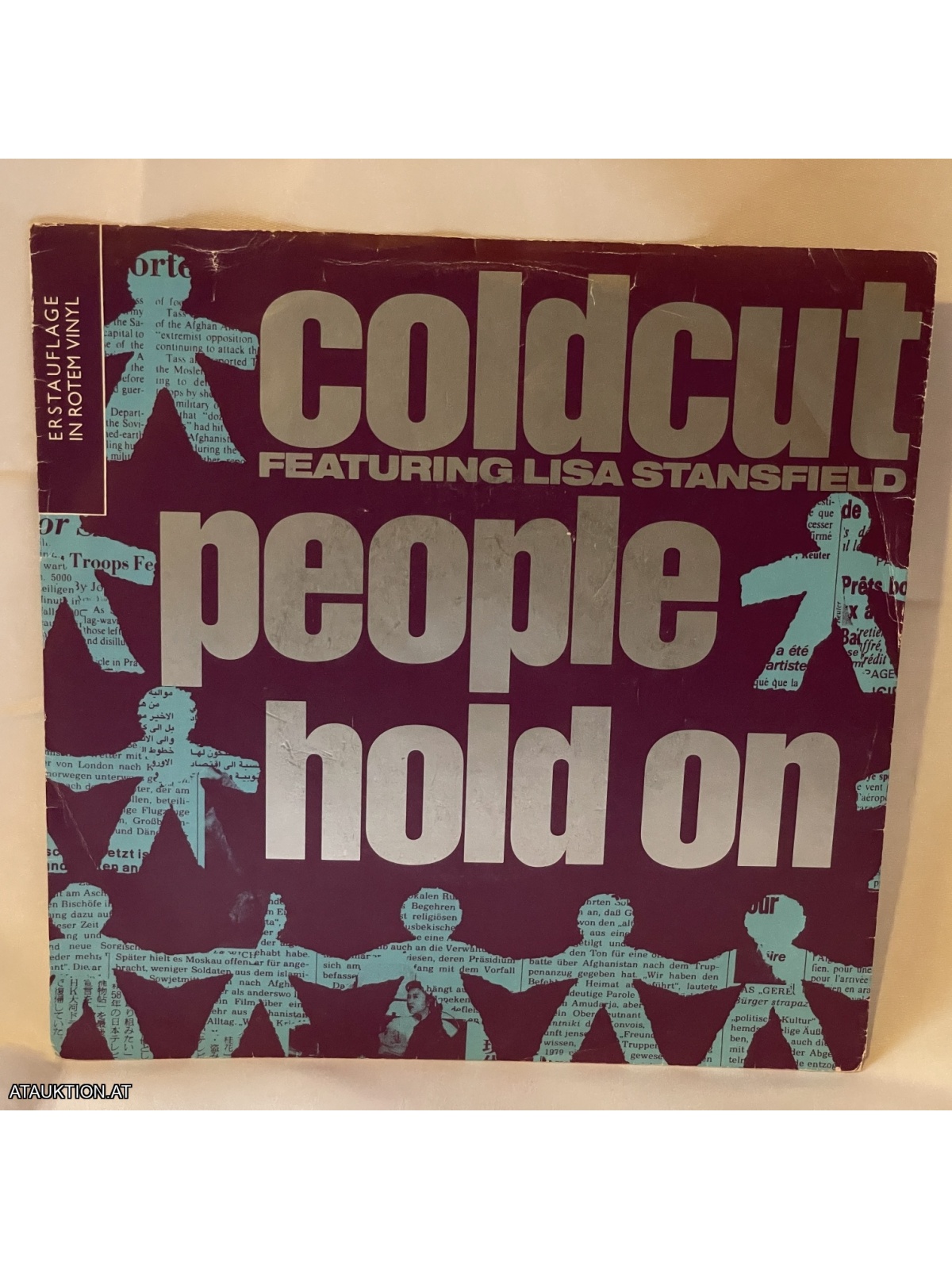 SINGLE / Coldcut Featuring Lisa Stansfield – People Hold On (Erstauflage-Rotes Vinyl )