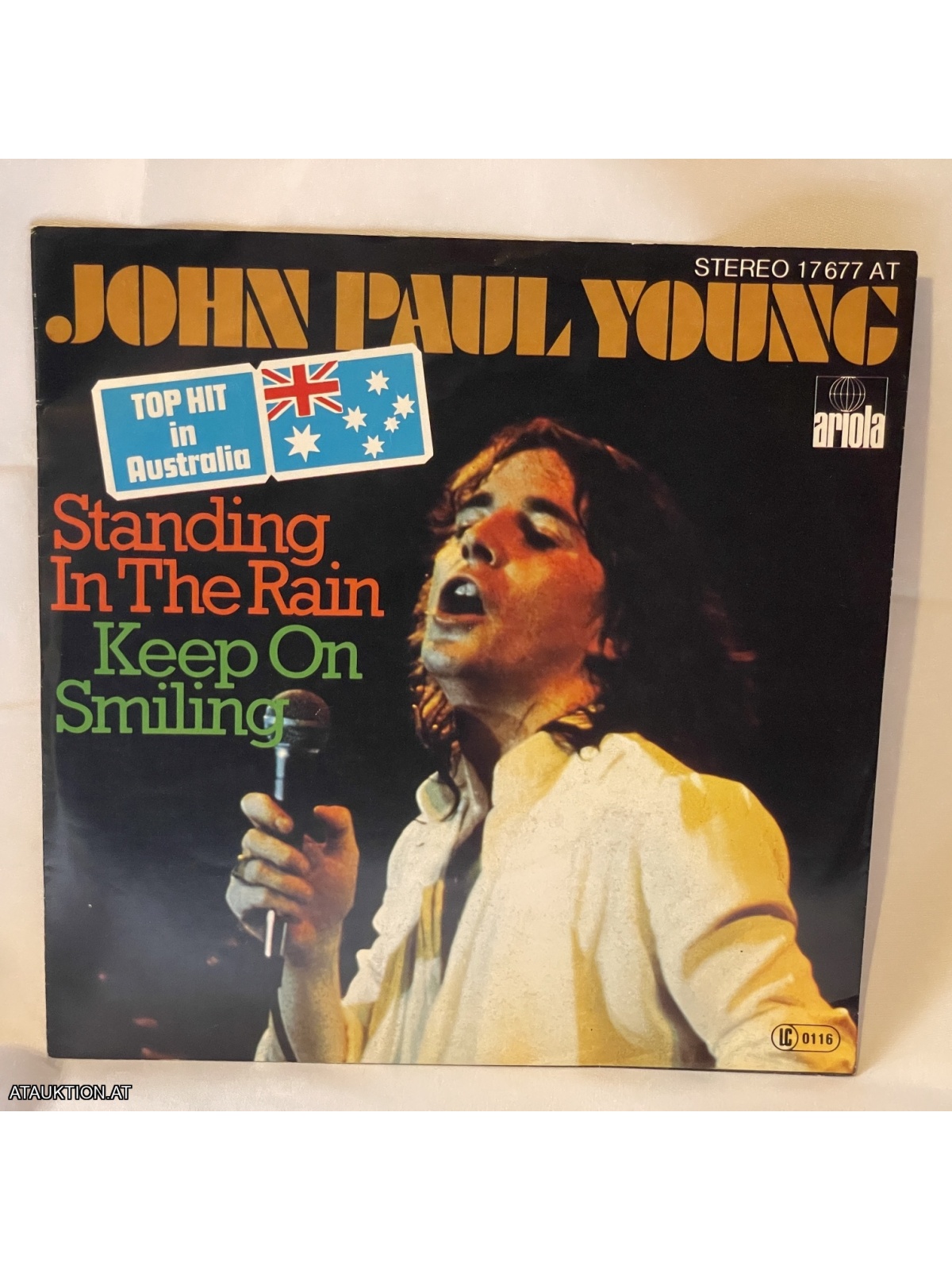 SINGLE / John Paul Young – Standing In The Rain / Keep On Smiling