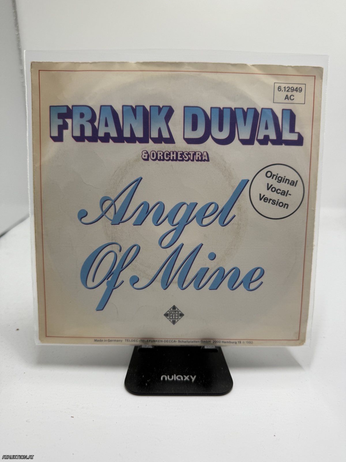 Single / Frank Duval & Orchestra – Angel Of Mine