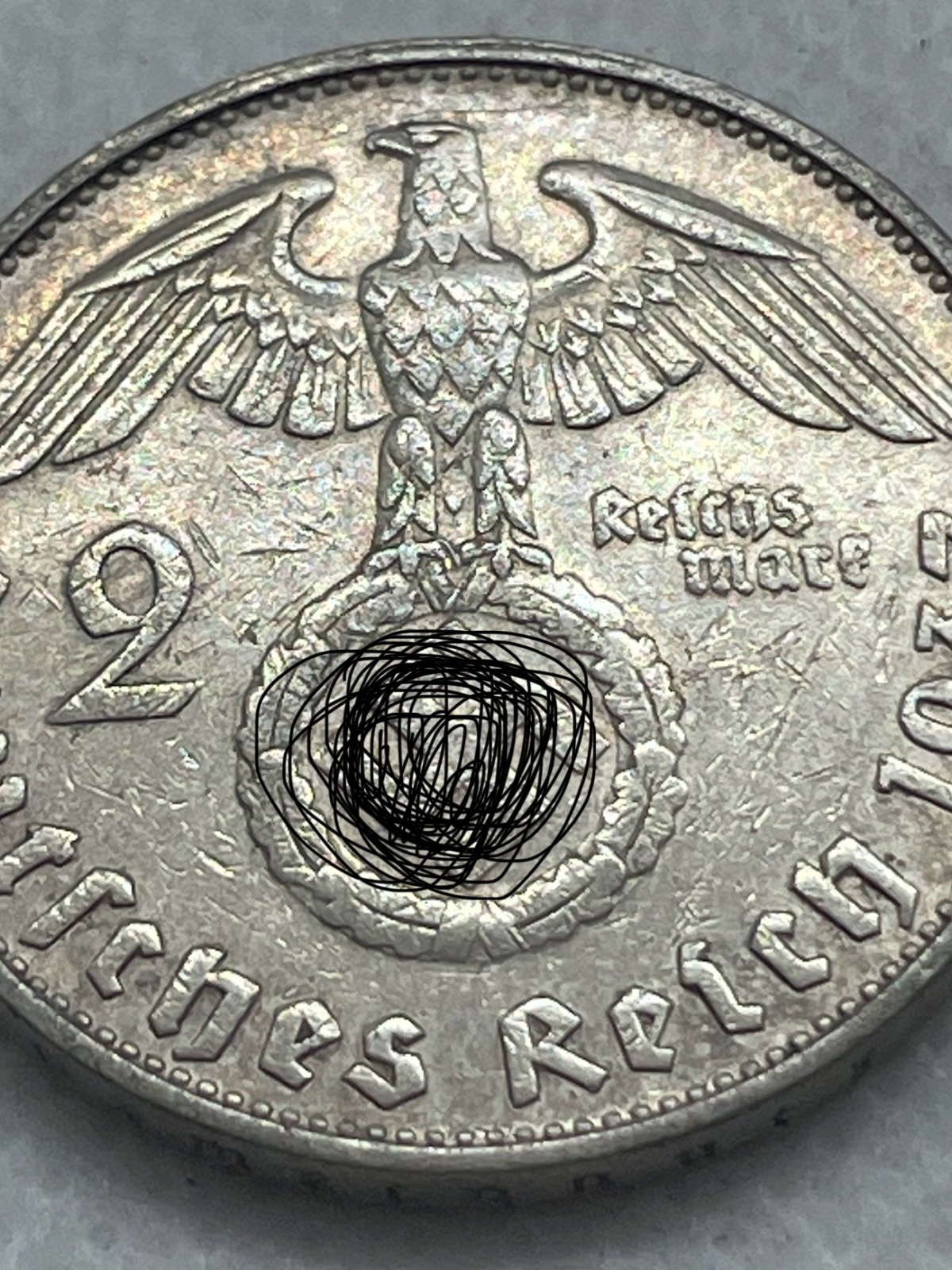 2 Reichsmark-Münze 1939