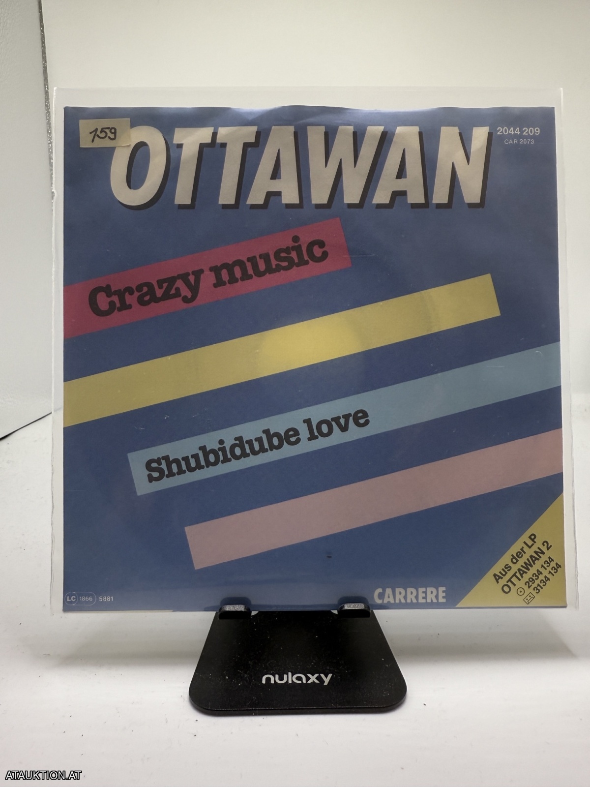 Single / Ottawan – Crazy Music / Shubidube Love