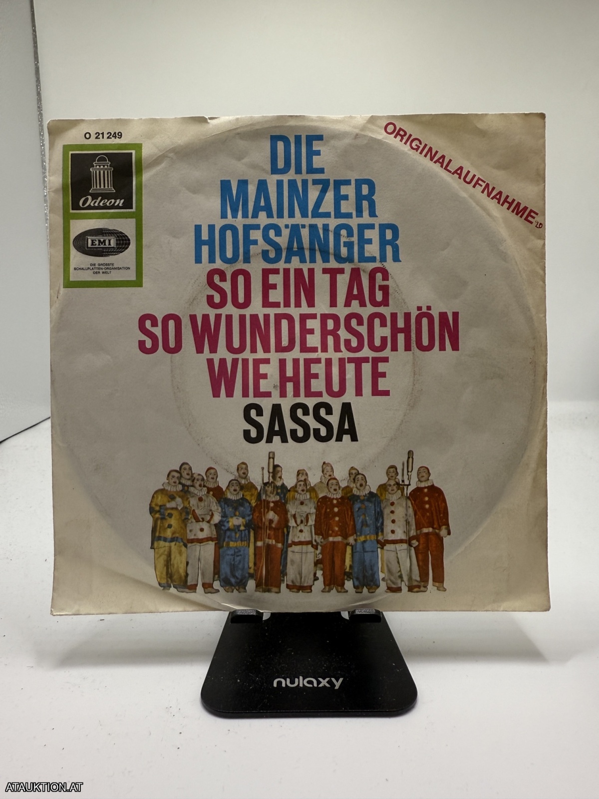 Single / Die Mainzer Hofsänger – So Ein Tag So Wunderschön Wie Heute / Sassa