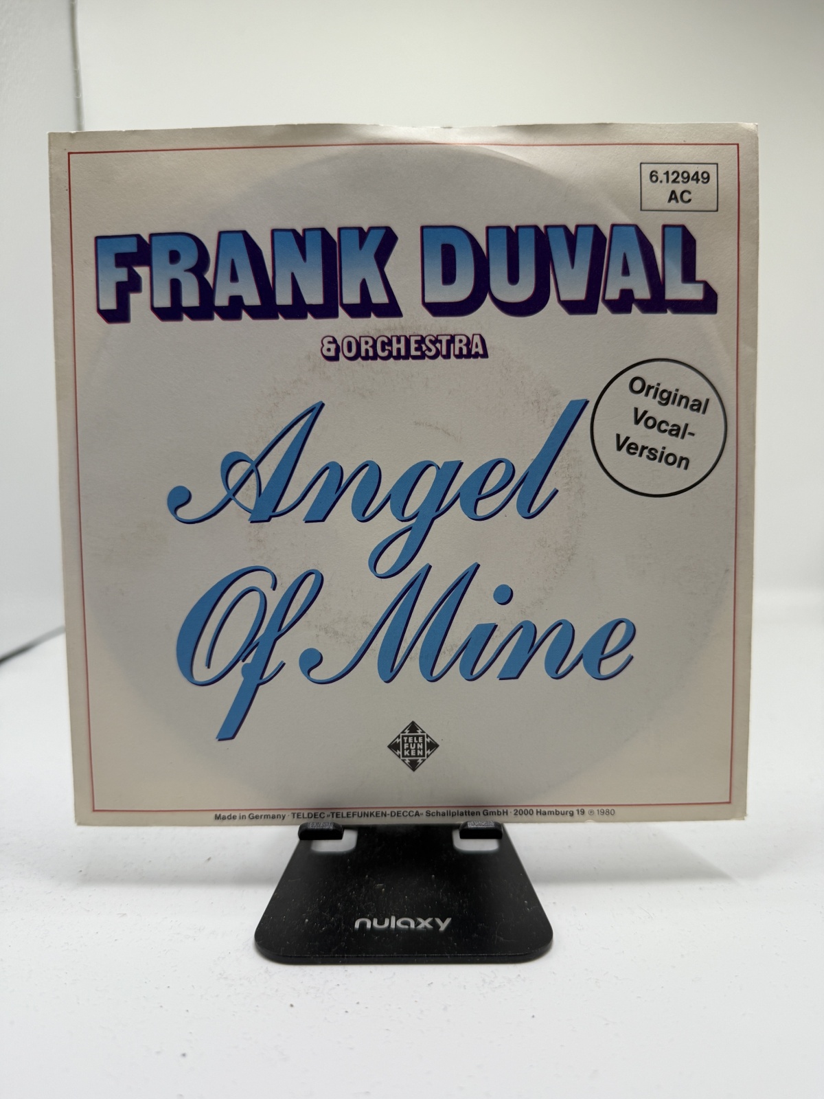 Single / Frank Duval & Orchestra – Angel Of Mine