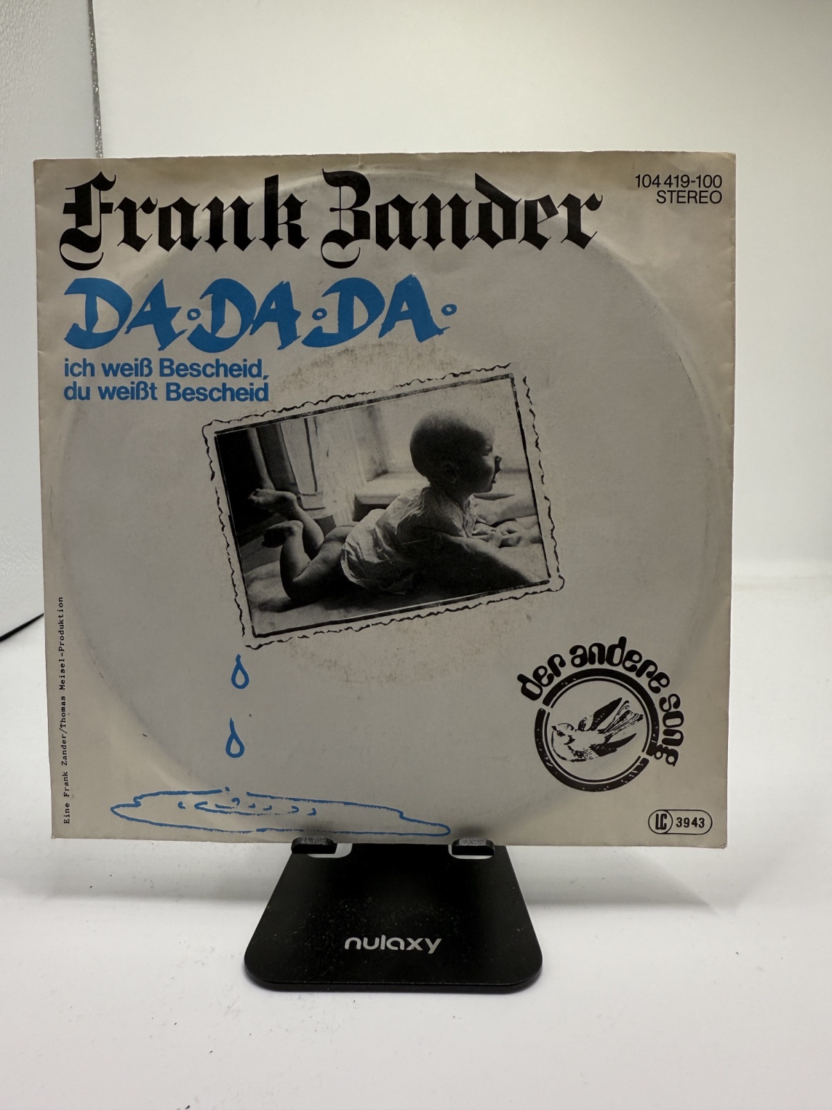 Single / Frank Zander – Da Da Da Ich Weiß Bescheid, Du Weißt Bescheid