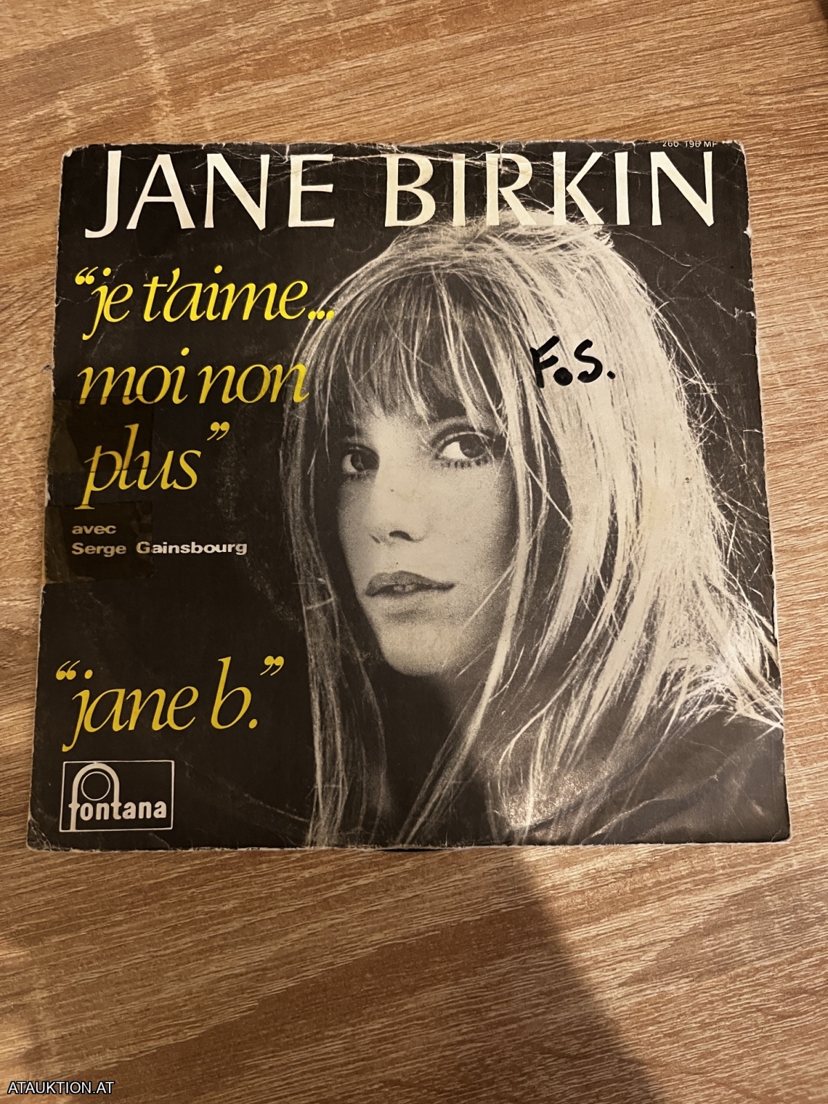 SINGLE / Jane Birkin – Je T'aime... Moi Non Plus / Jane B.