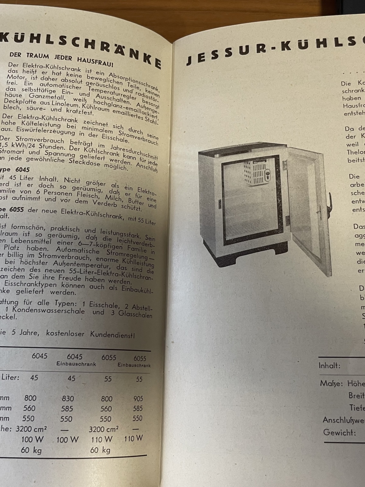 Bücherl Elektrogeräte Katalog September 1954