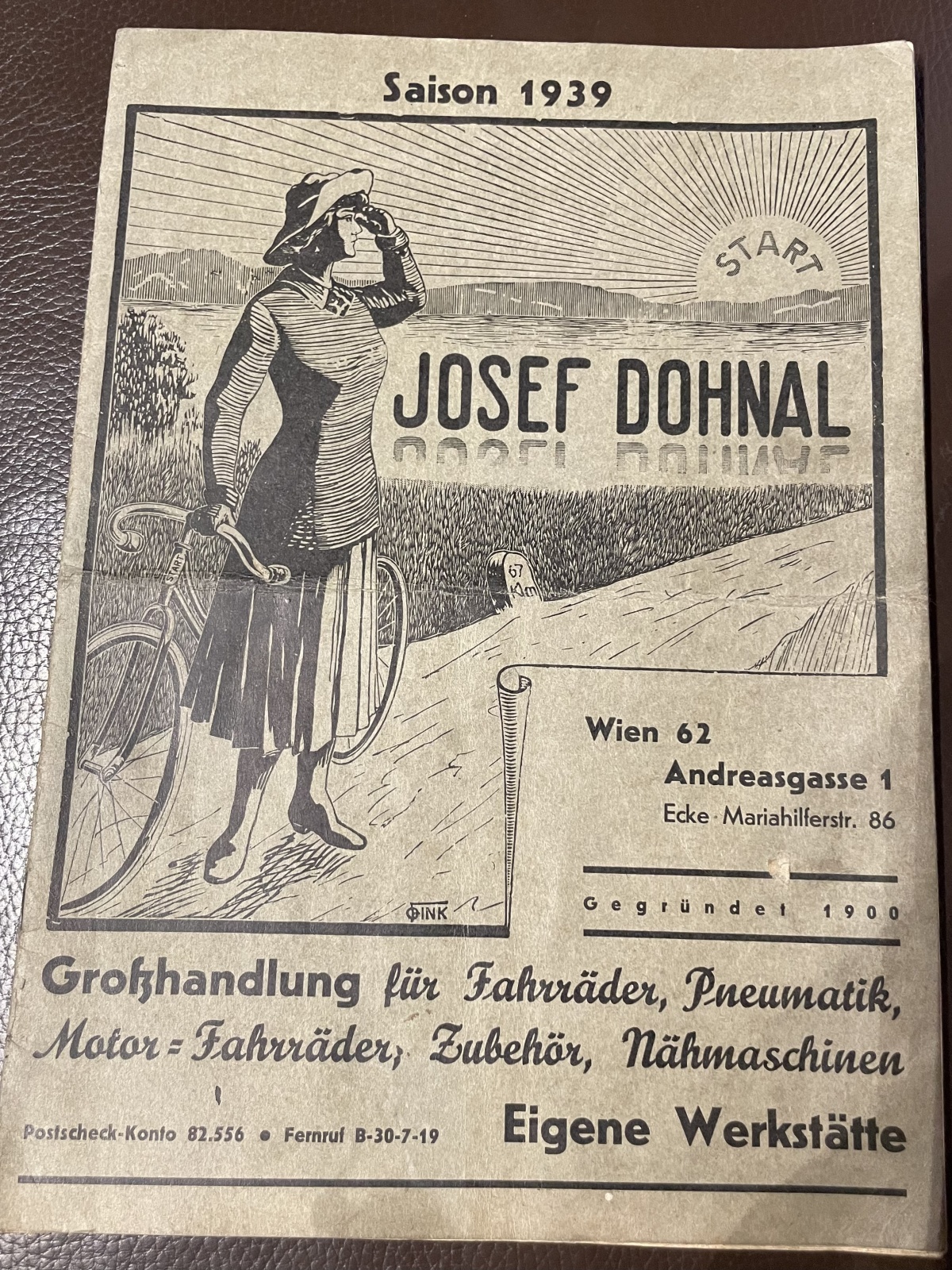 Josef Dohnal Wien Katalog Saison 1939