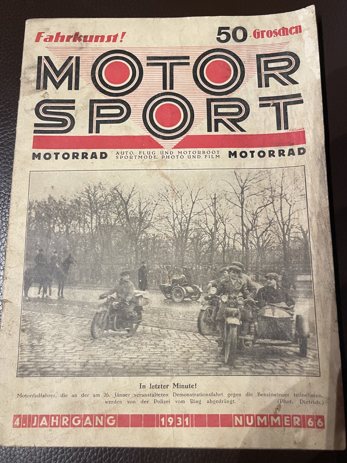 Motor Sport Journal 4.Jahrgang 1931