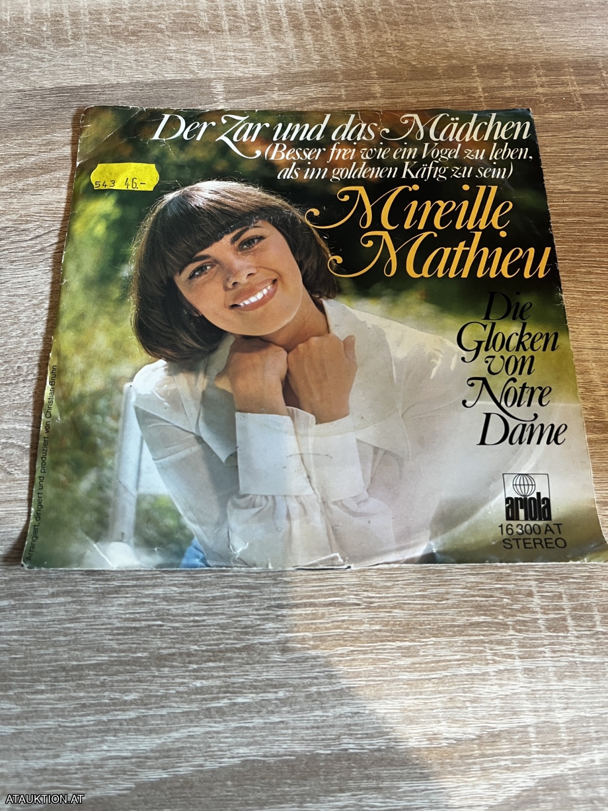 SINGLE / Mireille Mathieu – Der Zar Und Das Mädchen