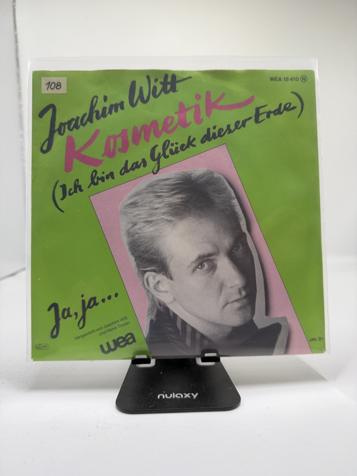 Single / Joachim Witt – Kosmetik (Ich Bin Das Glück Dieser Erde)