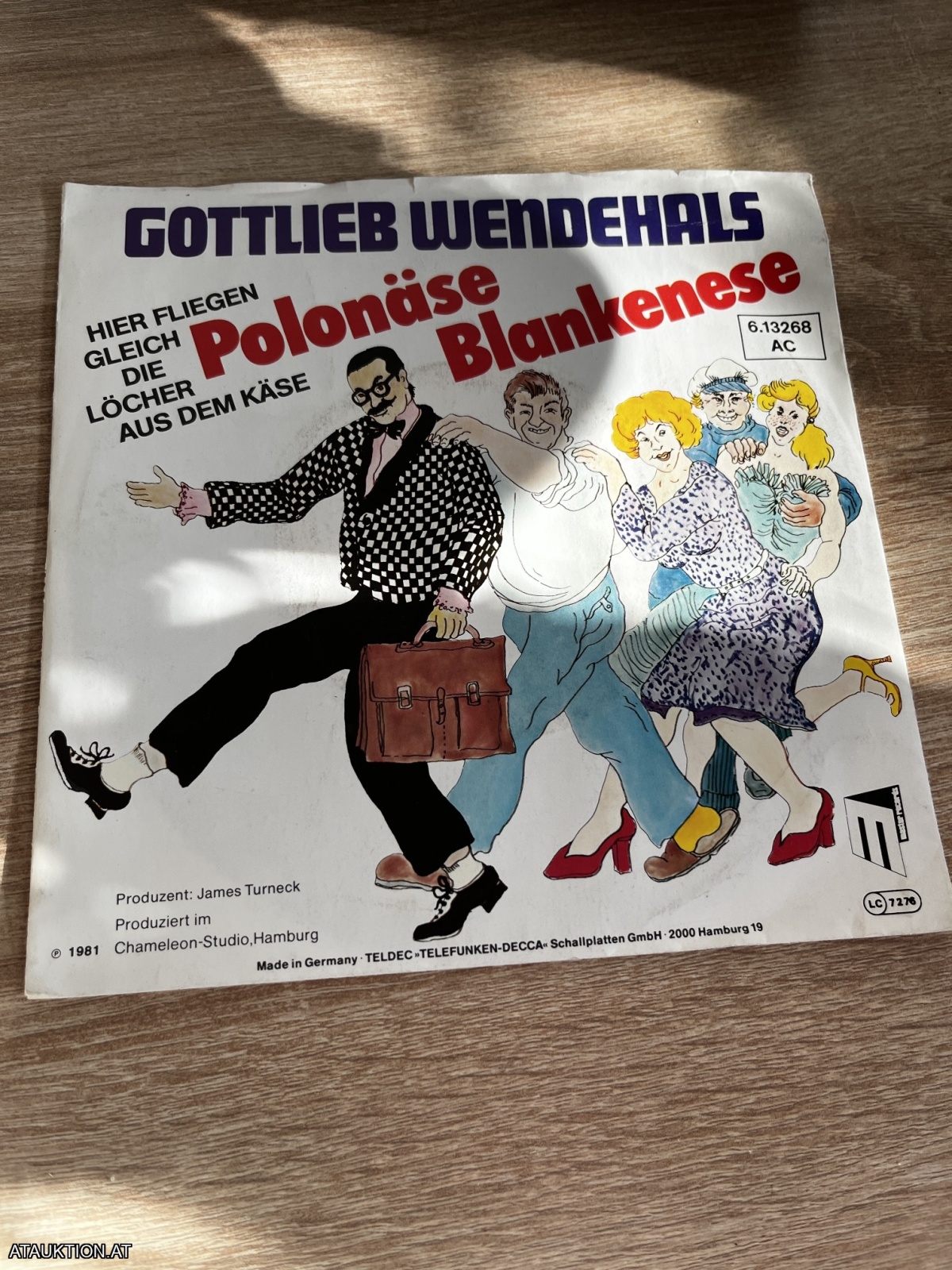 SINGLE / Gottlieb Wendehals – Polonäse Blankenese (Hier Fliegen Gleich Die Löcher Aus Dem Käse)