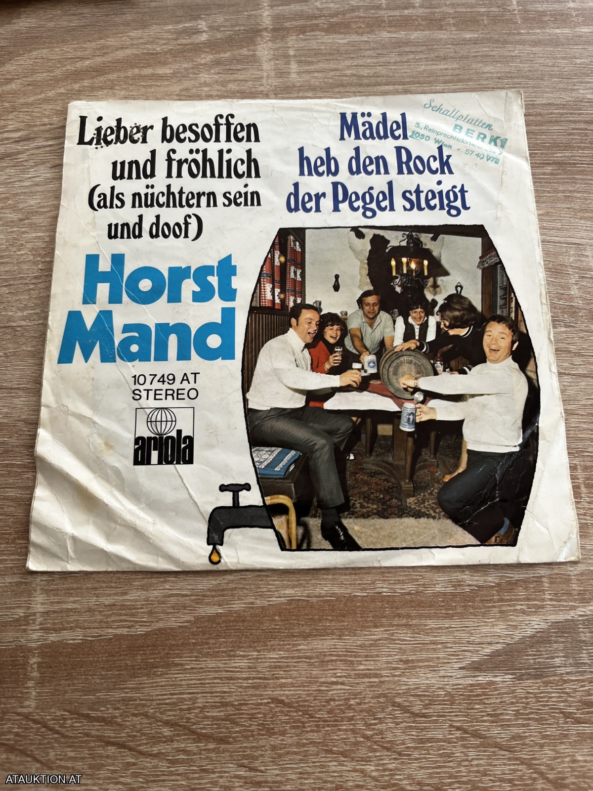 SINGLE / Horst Mand – Lieber Besoffen Und Fröhlich