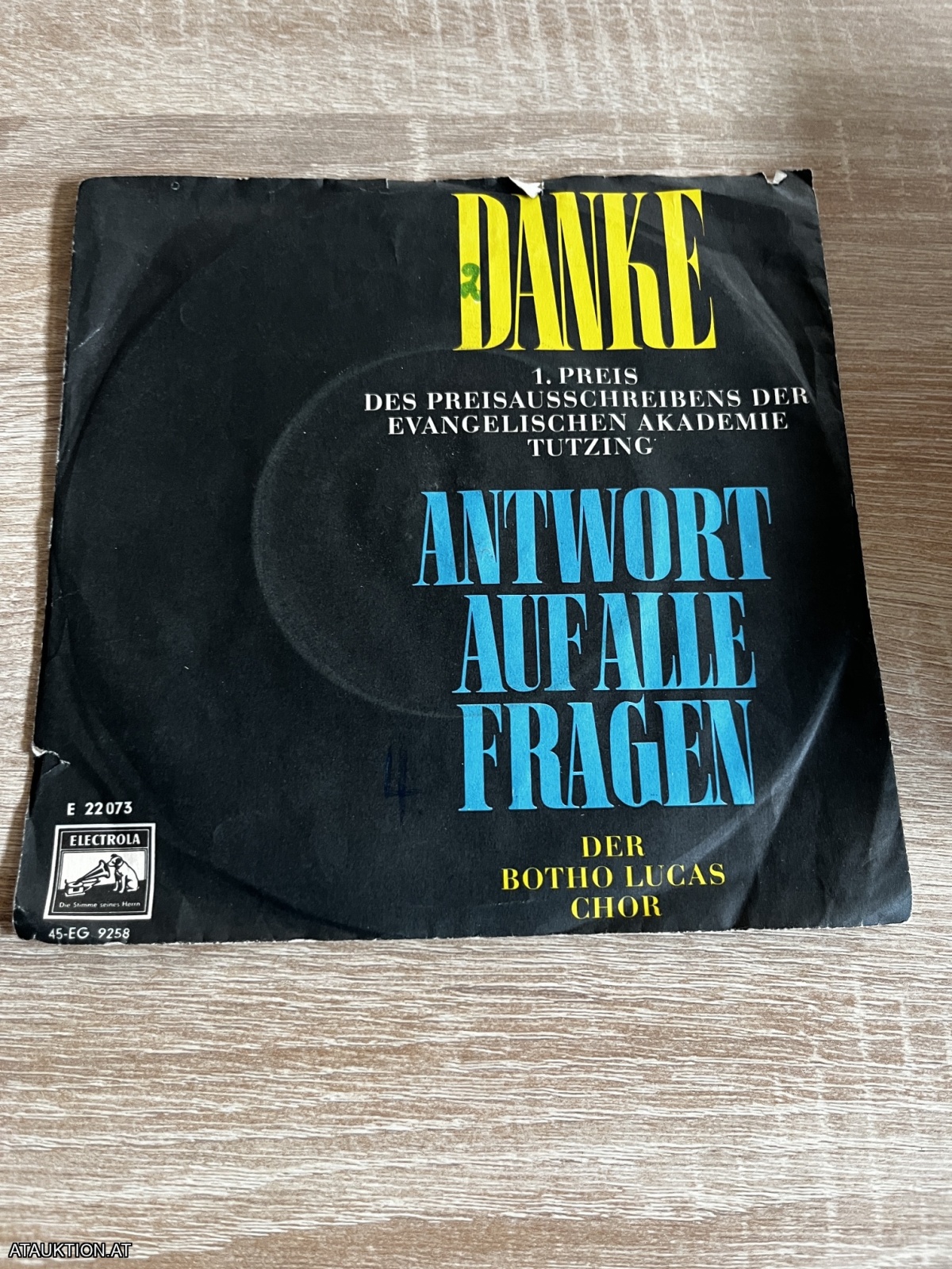 SINGLE / Der Botho Lucas Chor – Danke / Antwort Auf Alle Fragen