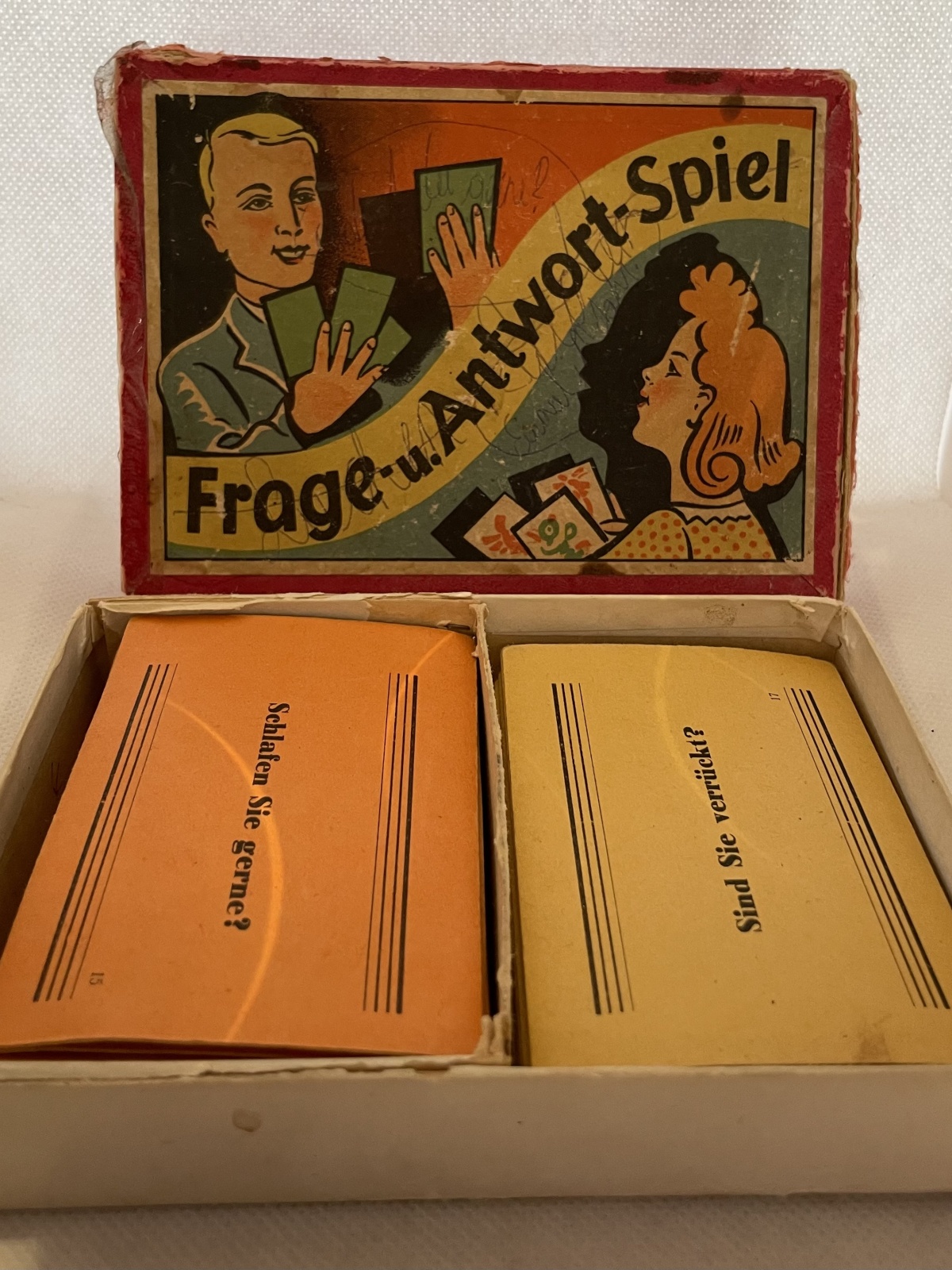 Frage- u. Antwort Spiel aus den 50er Jahren