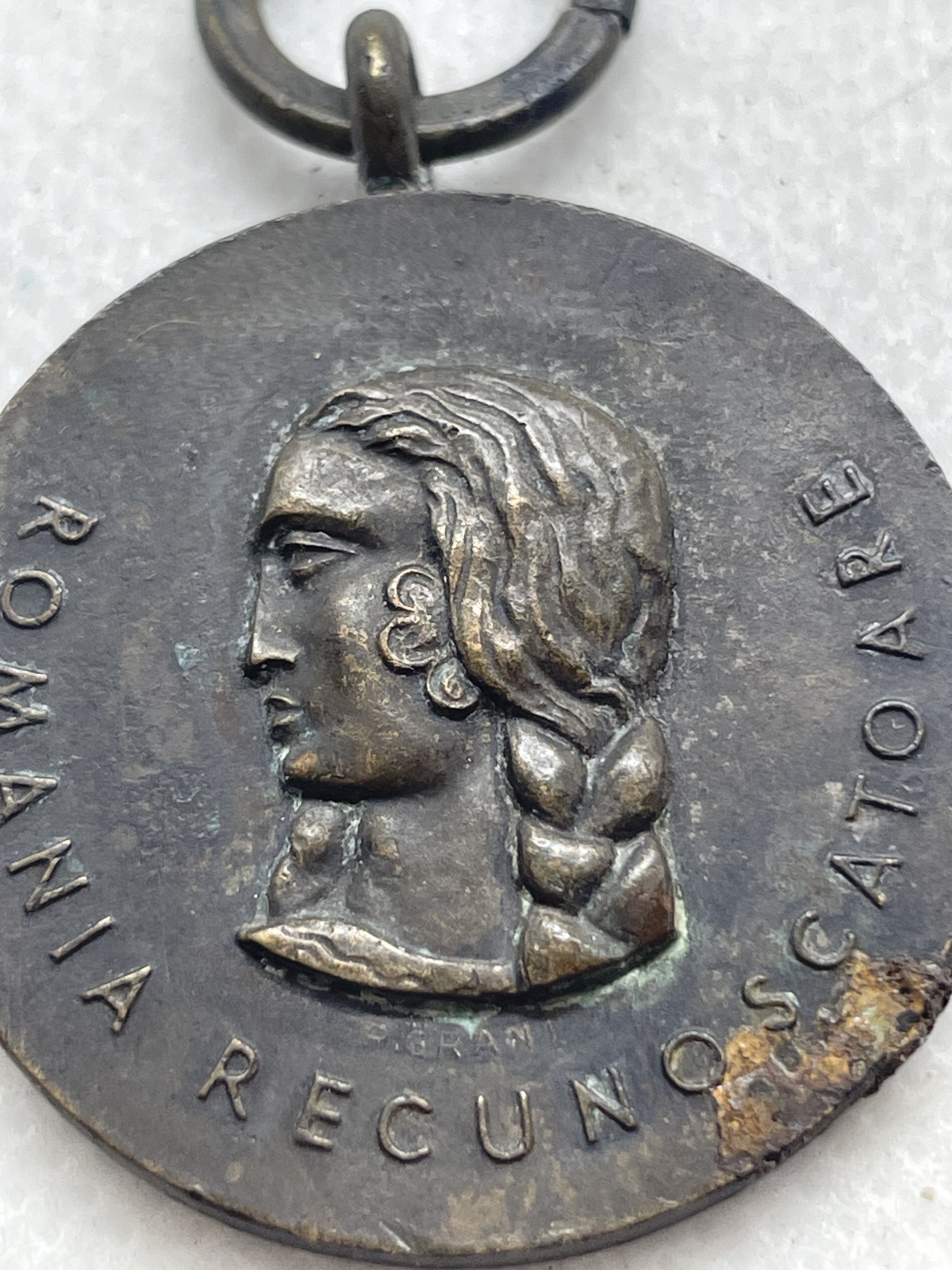 Medaille Rumänien 1941 - Romania Recunoscatoare