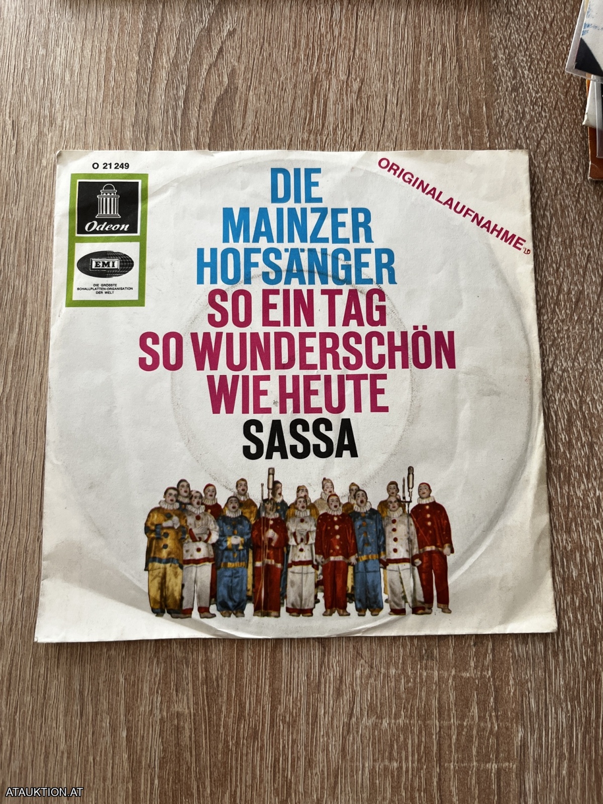 SINGLE / Die Mainzer Hofsänger – So Ein Tag So Wunderschön Wie Heute / Sassa