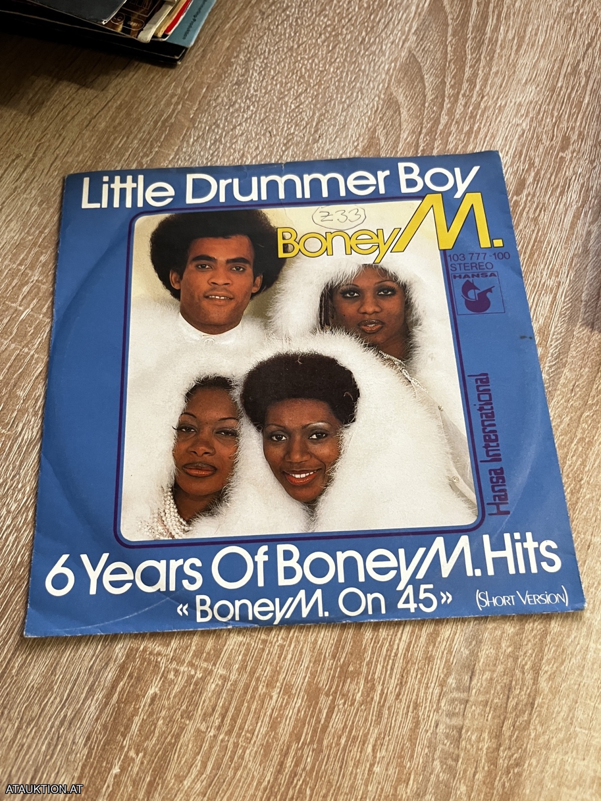 SINGLE / Boney M. – Little Drummer Boy / 6 Years Of Boney M. Hits "Boney M. On 45" (Short Version)