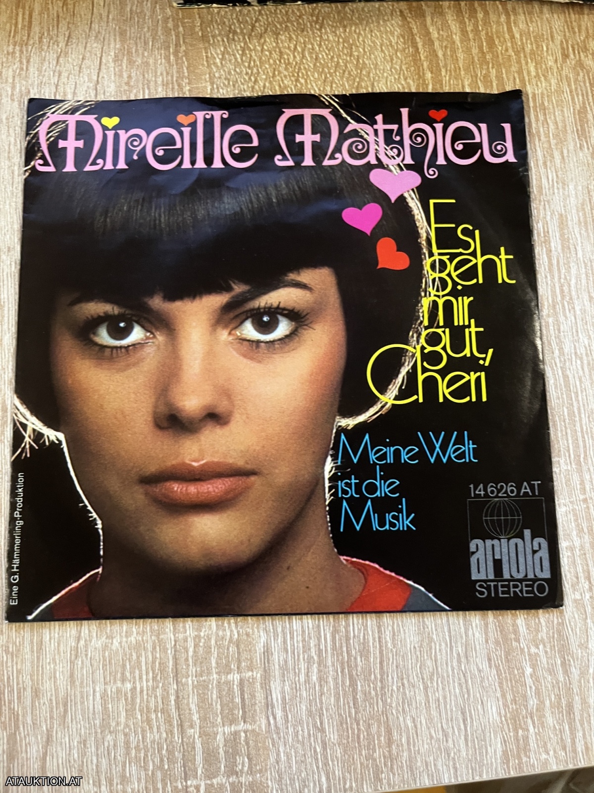 SINGLE / Mireille Mathieu – Es Geht Mir Gut, Cheri