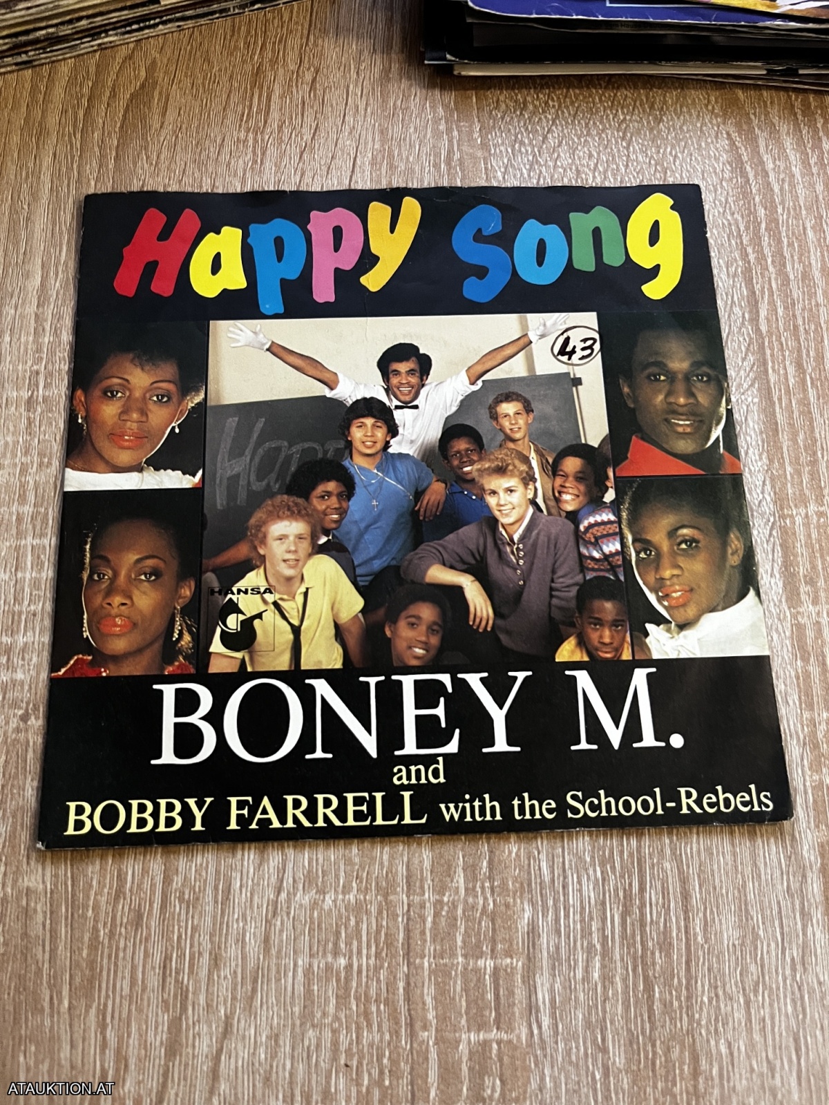 SINGLE / Boney M. And Bobby Farrell With The School-Rebels – Happy Song