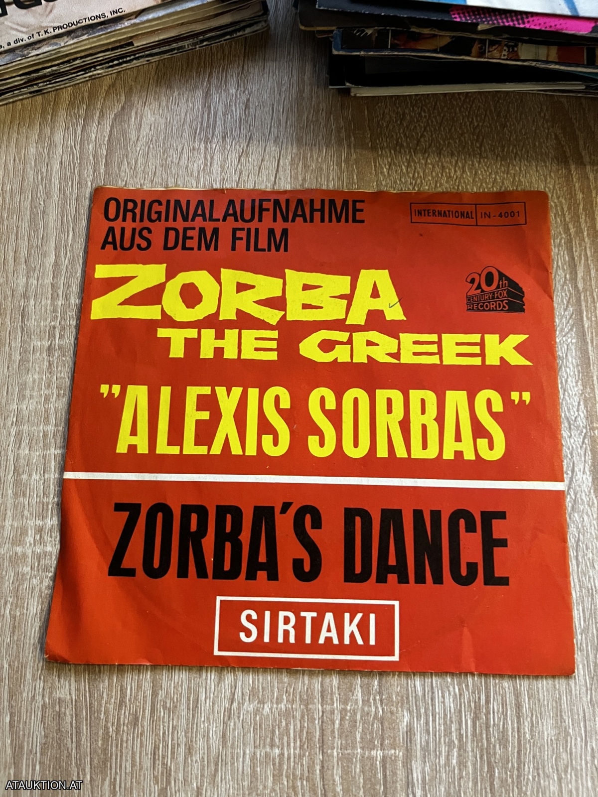 SINGLE / Filmorchester Mikis Theodorakis / Orchester Georg Kapojannis – Zorba's Dance / Sirtaki