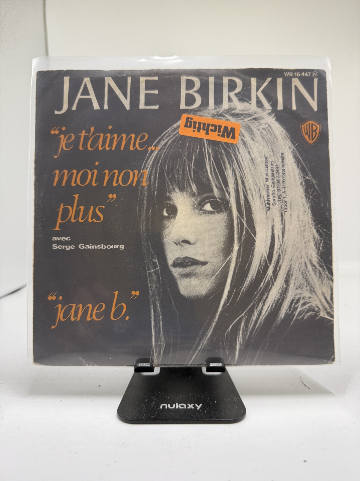 Single / Jane Birkin Avec Serge Gainsbourg – Je T'aime ... Moi Non Plus / Jane B.