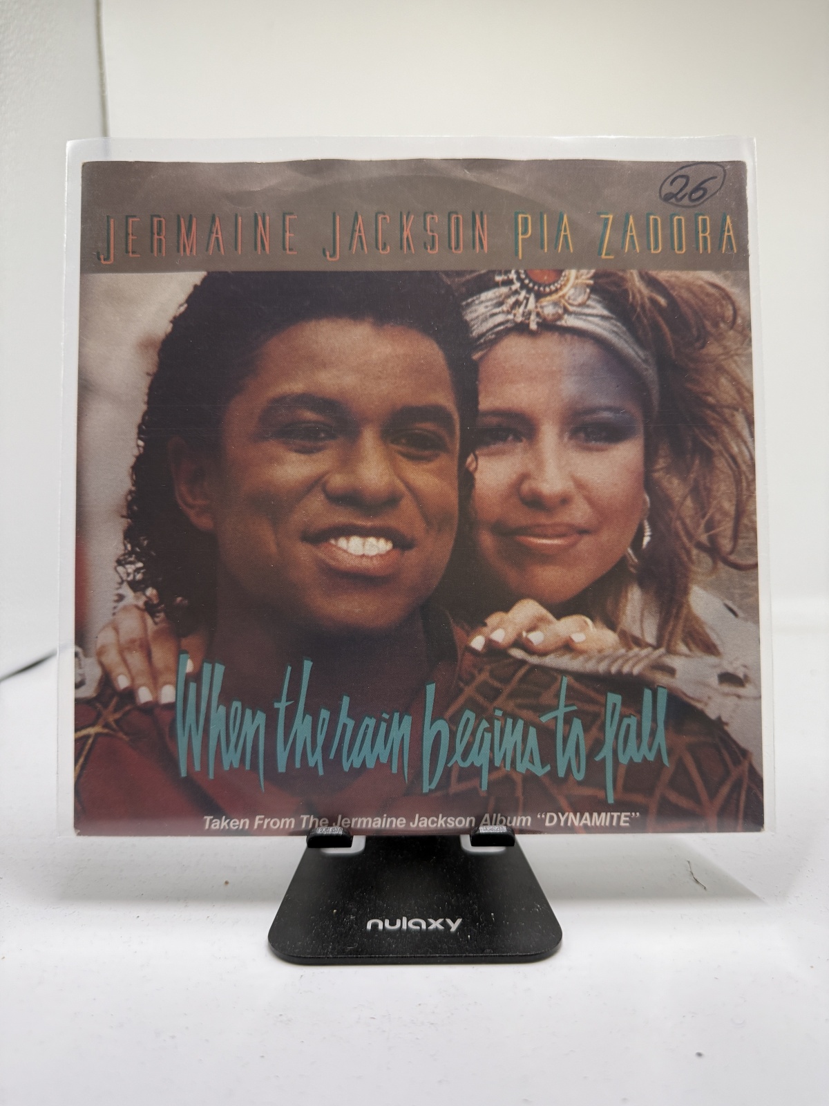 Single / Jermaine Jackson, Pia Zadora – When The Rain Begins To Fall