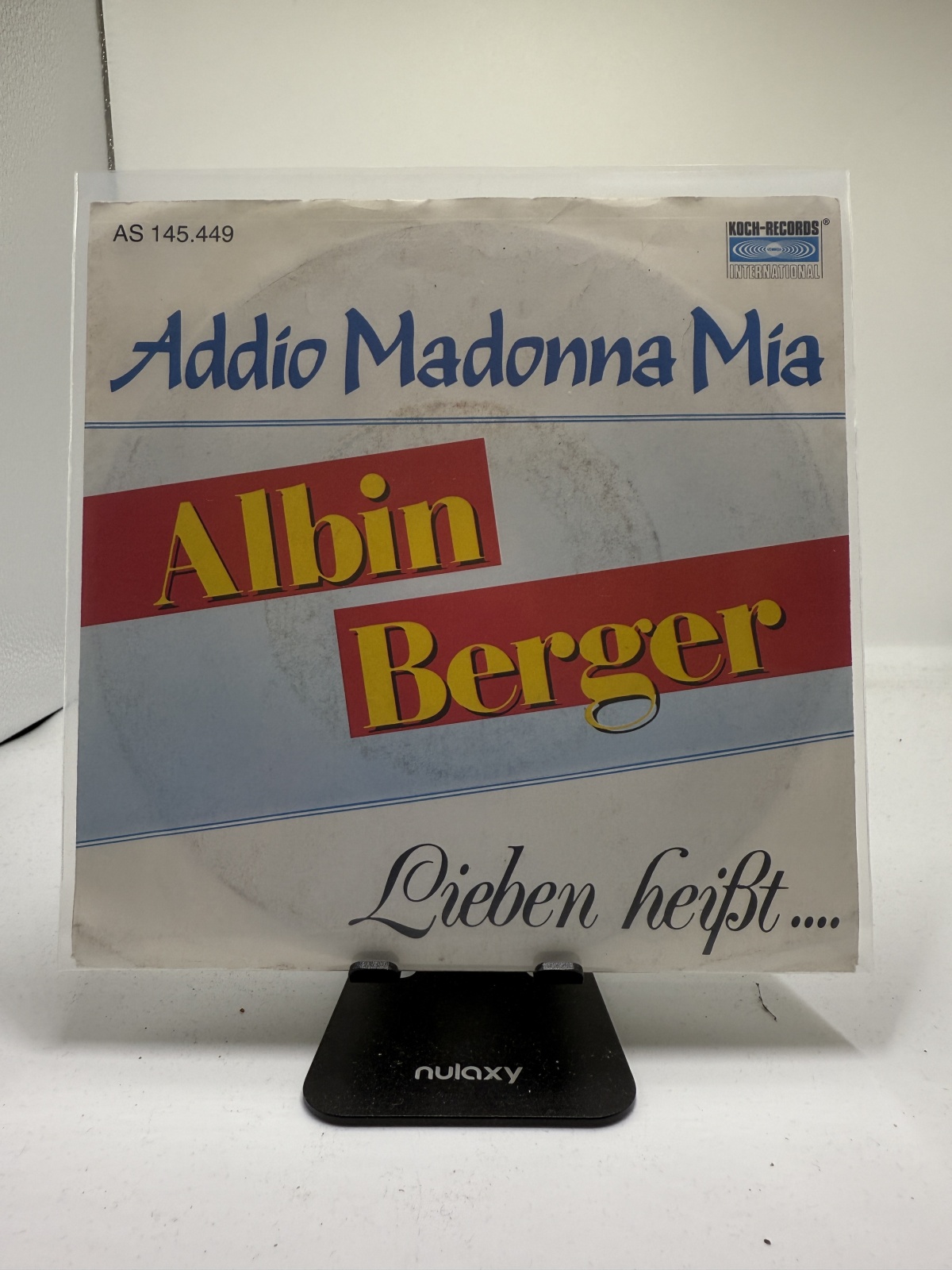 Single / Albin Berger – Addio Madonna Mia