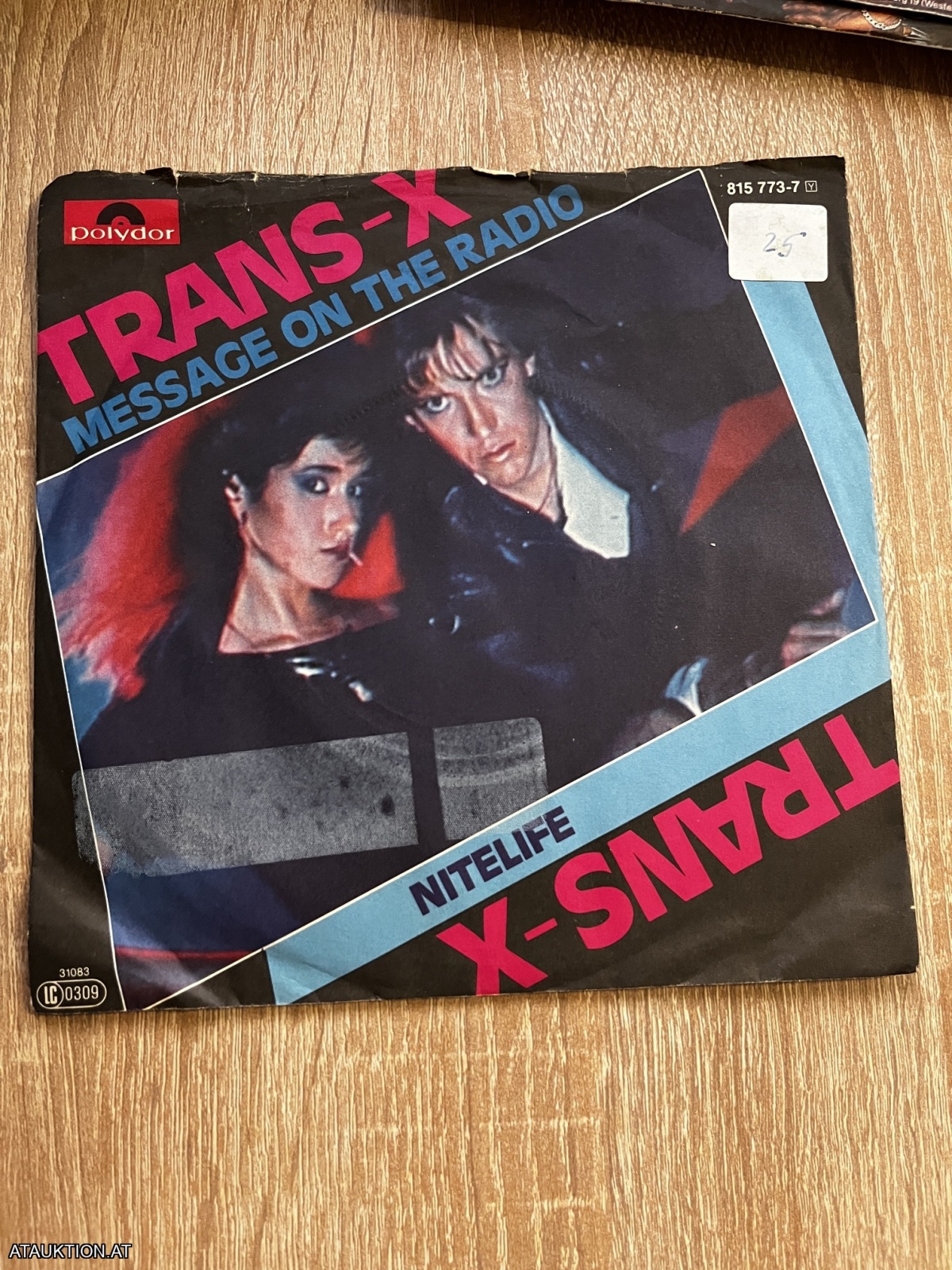 SINGLE / Trans-X – Message On The Radio