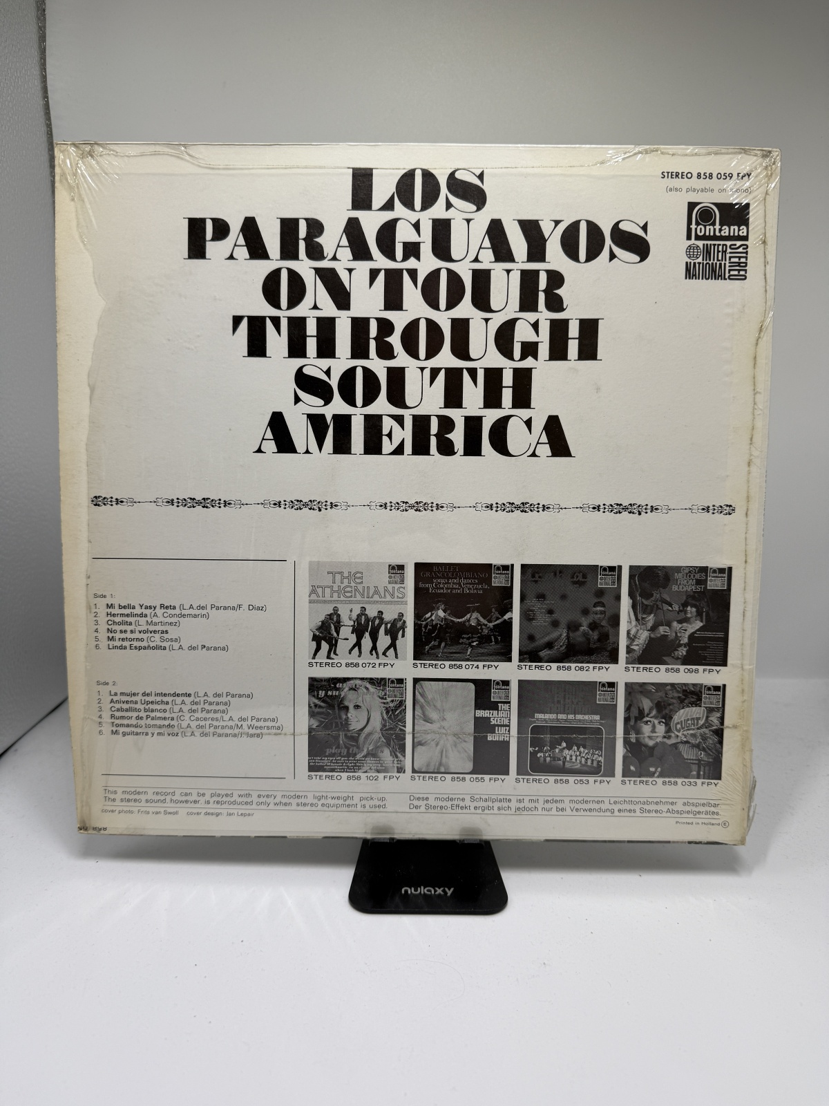 LP / Los Paraguayos – Los Paraguayos On Tour Through South America