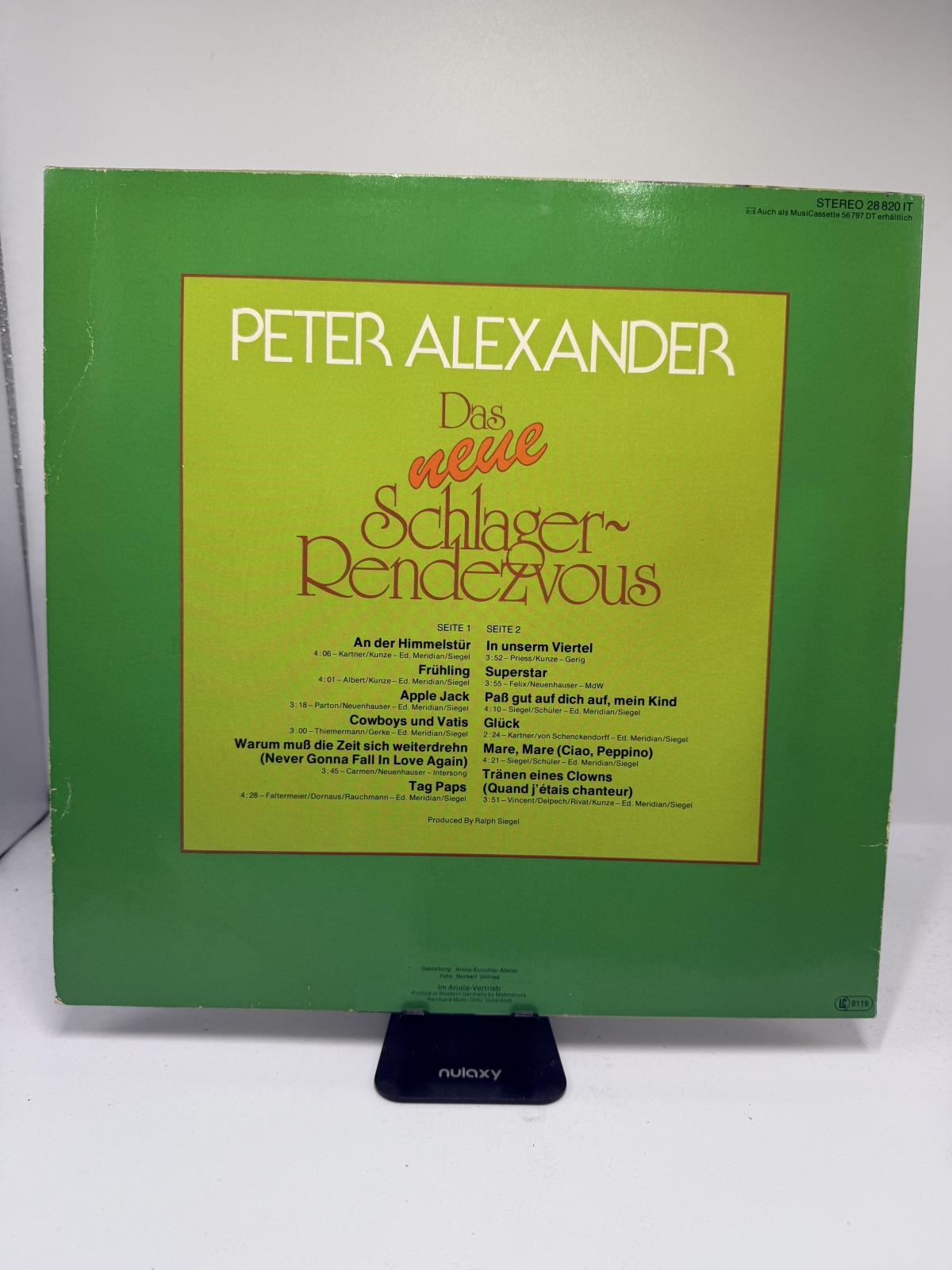 LP / Peter Alexander – Das Neue Schlager-Rendezvous