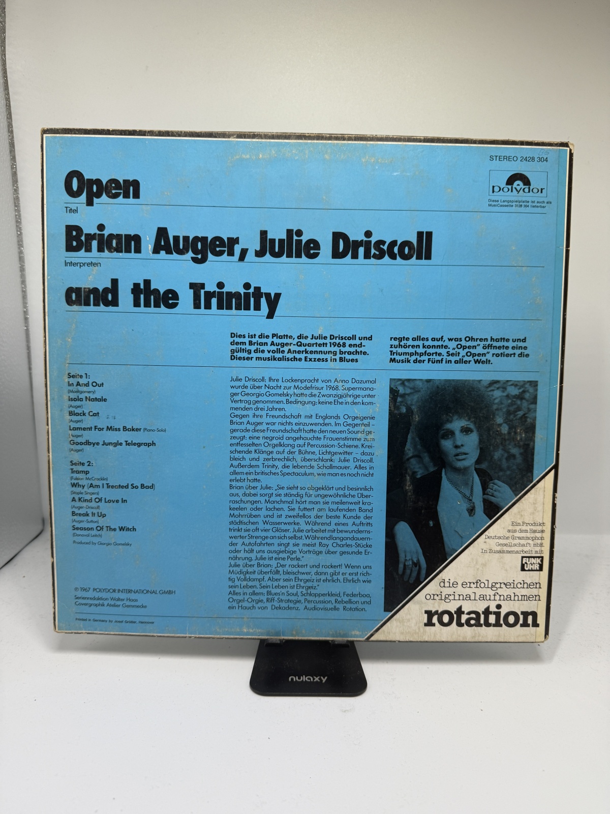 LP / Brian Auger, Julie Driscoll And The Trinity – Open