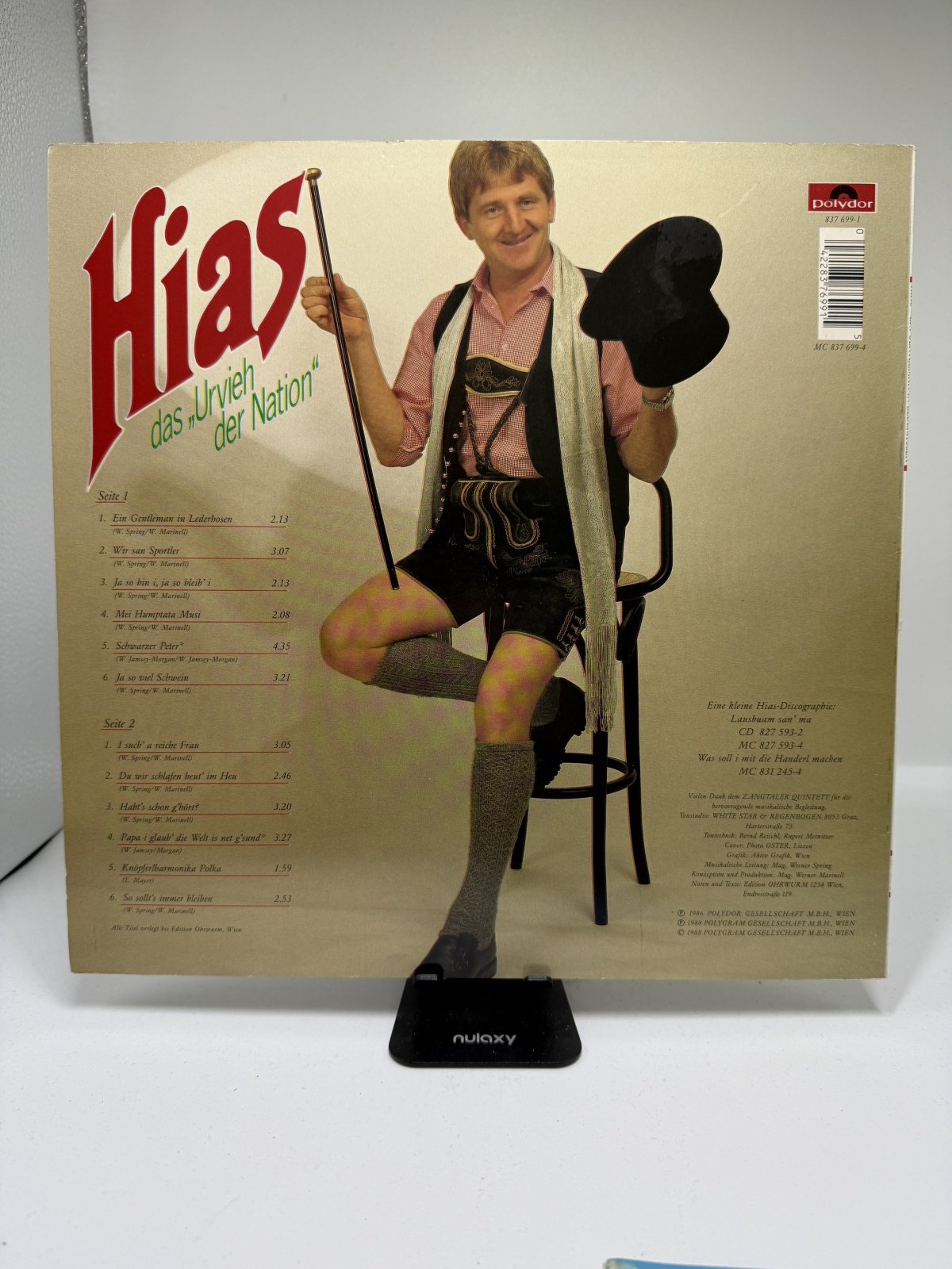 LP / Hias Das Urvieh Der Nation – Ein Gentleman In Lederhosen