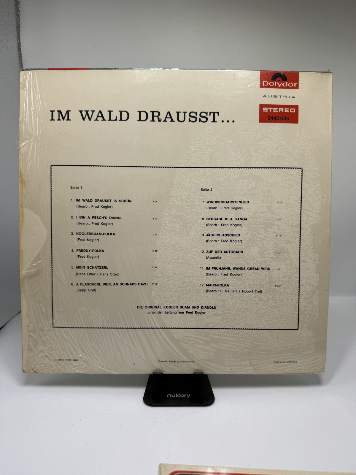 LP / Die Original Kogler Buam Und Dirndln – Im Wald Draußt...