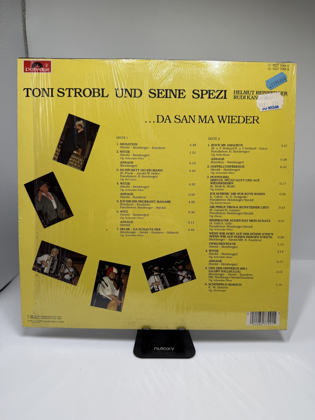 LP / Toni Strobl Und Seine "Spezi" – ...Da San Ma Wieder