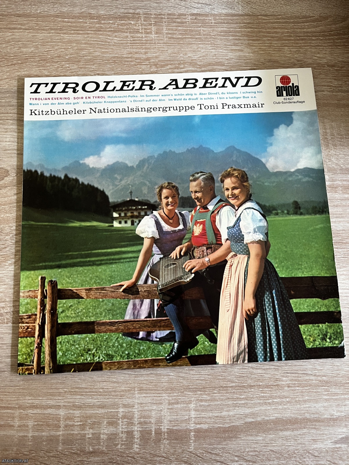 LP / Kitzbüheler Nationalsängergruppe Toni Praxmair – Tiroler Abend