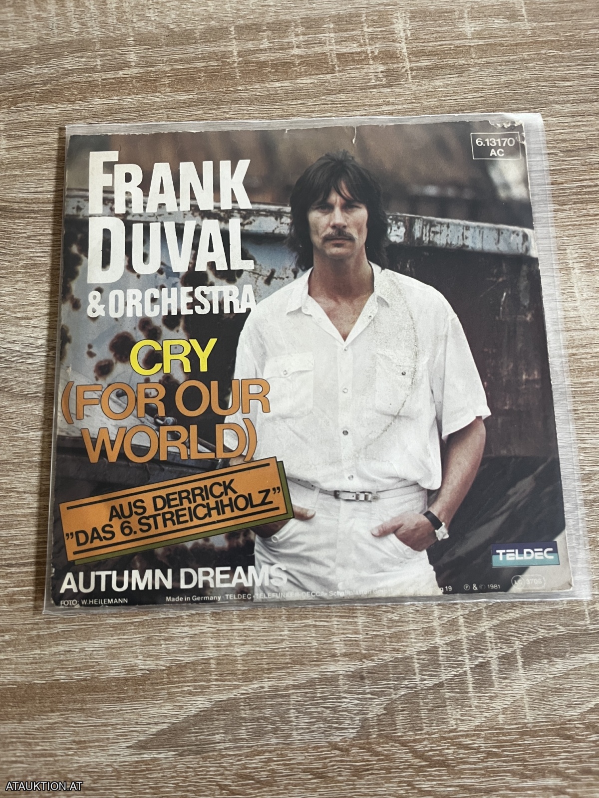 SINGLE / Frank Duval & Orchestra - Cry