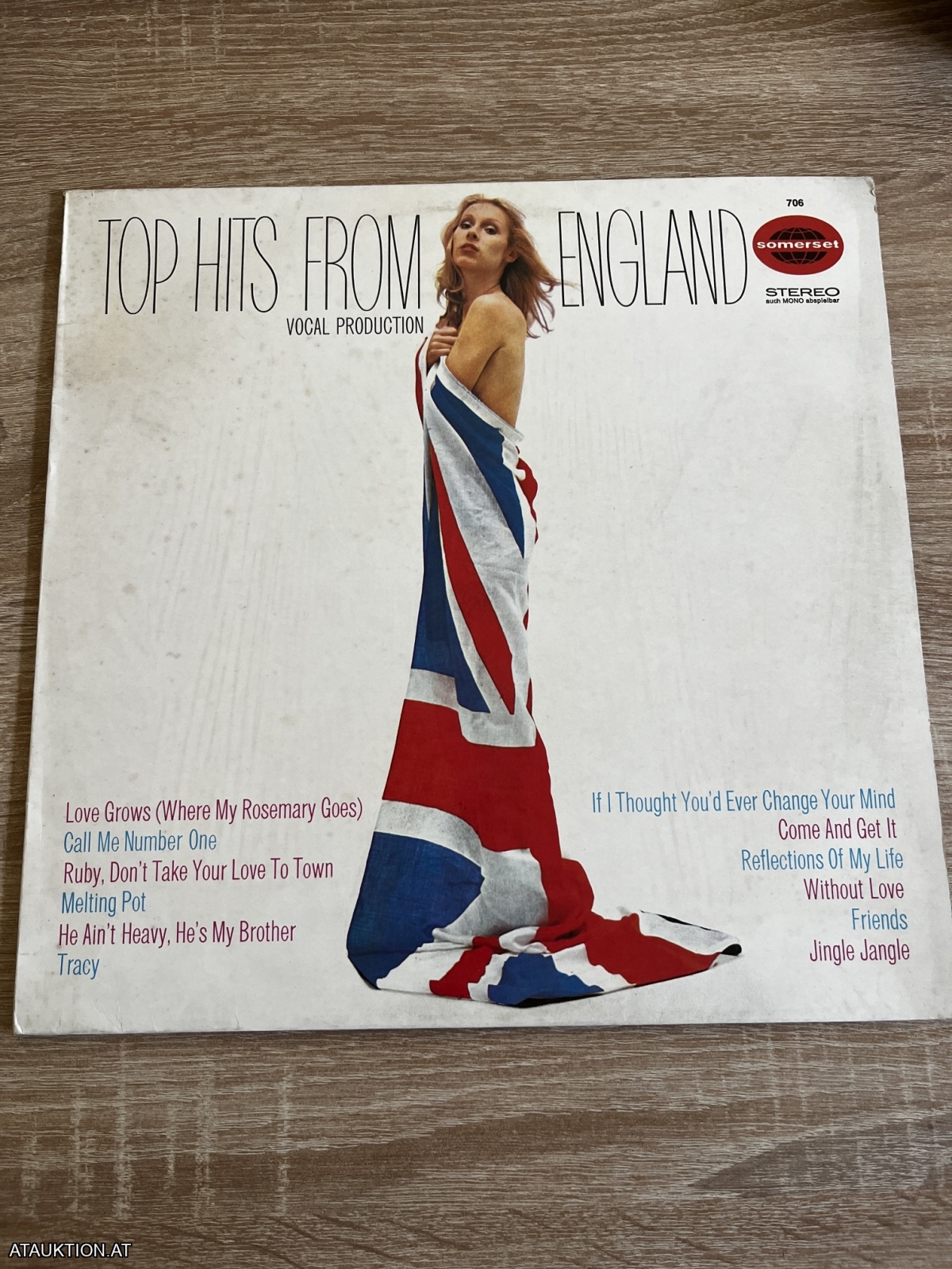 LP / Unknown Artist – Top Hits From England