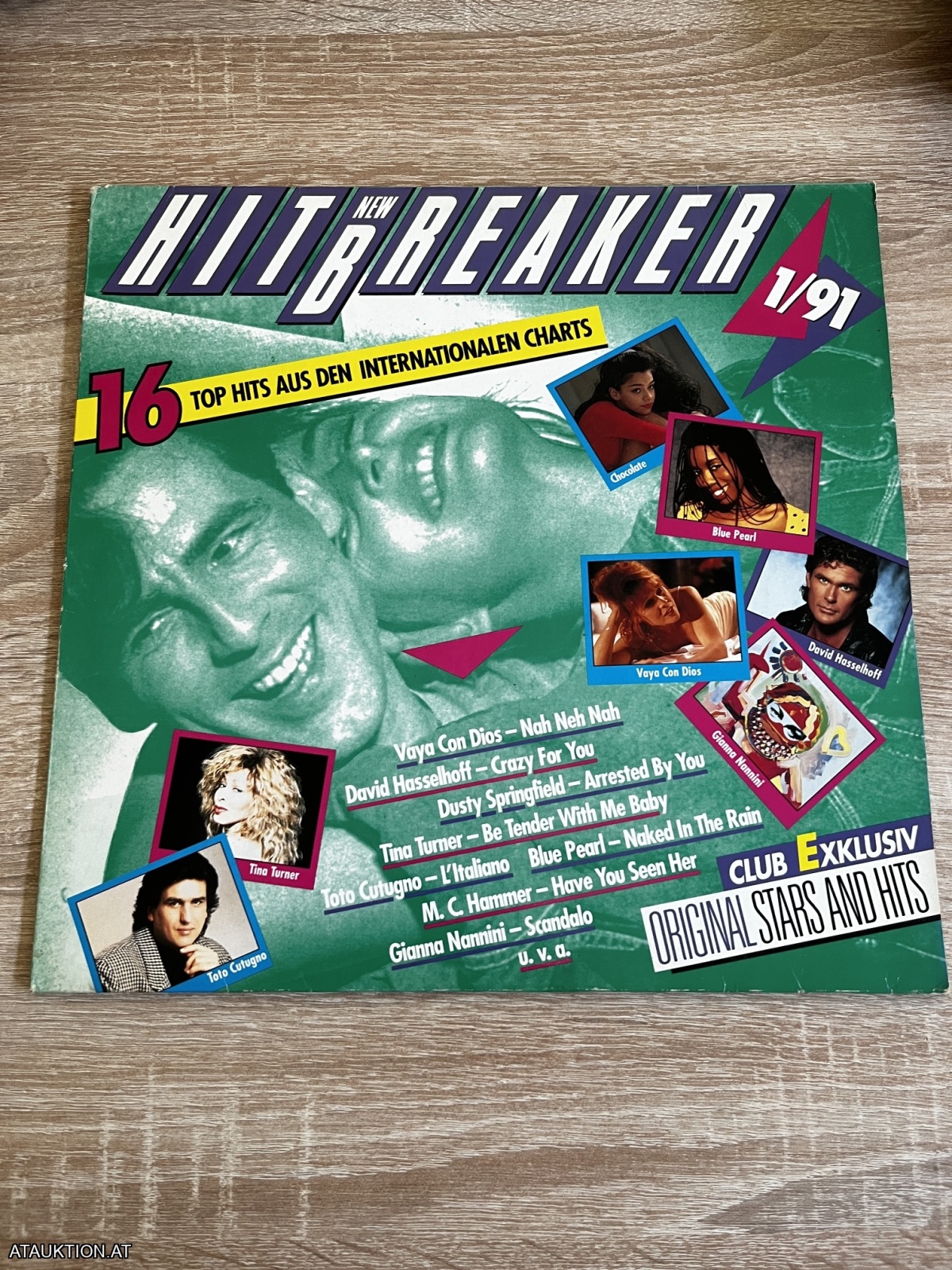 LP / New Hitbreaker 1/91 - 16 Top Hits Aus Den Internationalen Charts