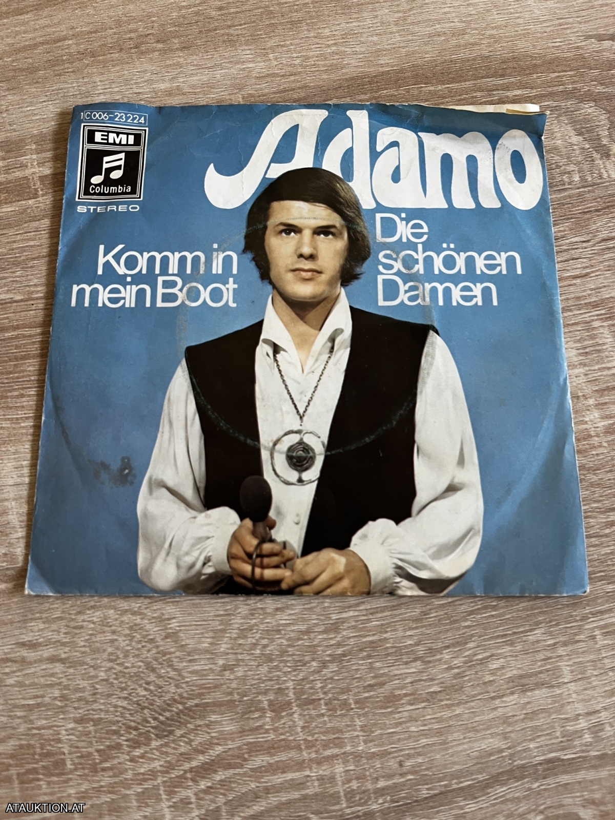 SINGLE / Adamo – Komm In Mein Boot / Die Schönen Damen