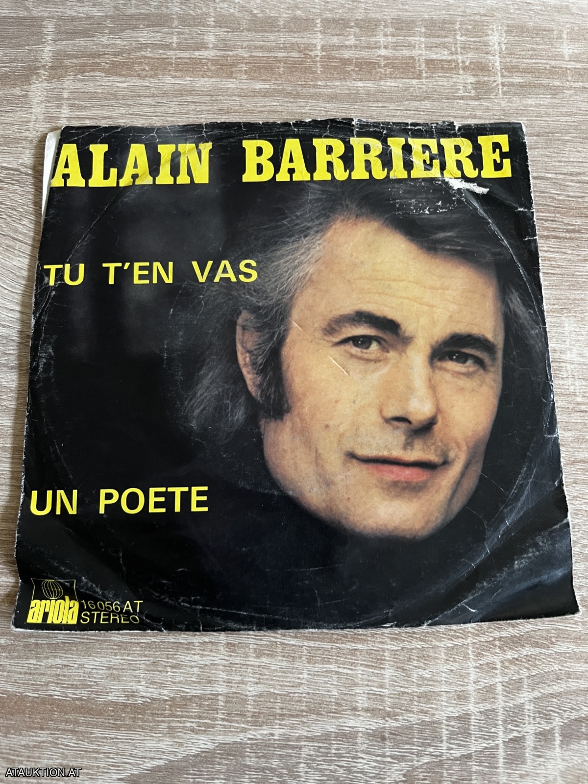 SINGLE / Alain Barriere – Tu T'en Vas / Un Poete