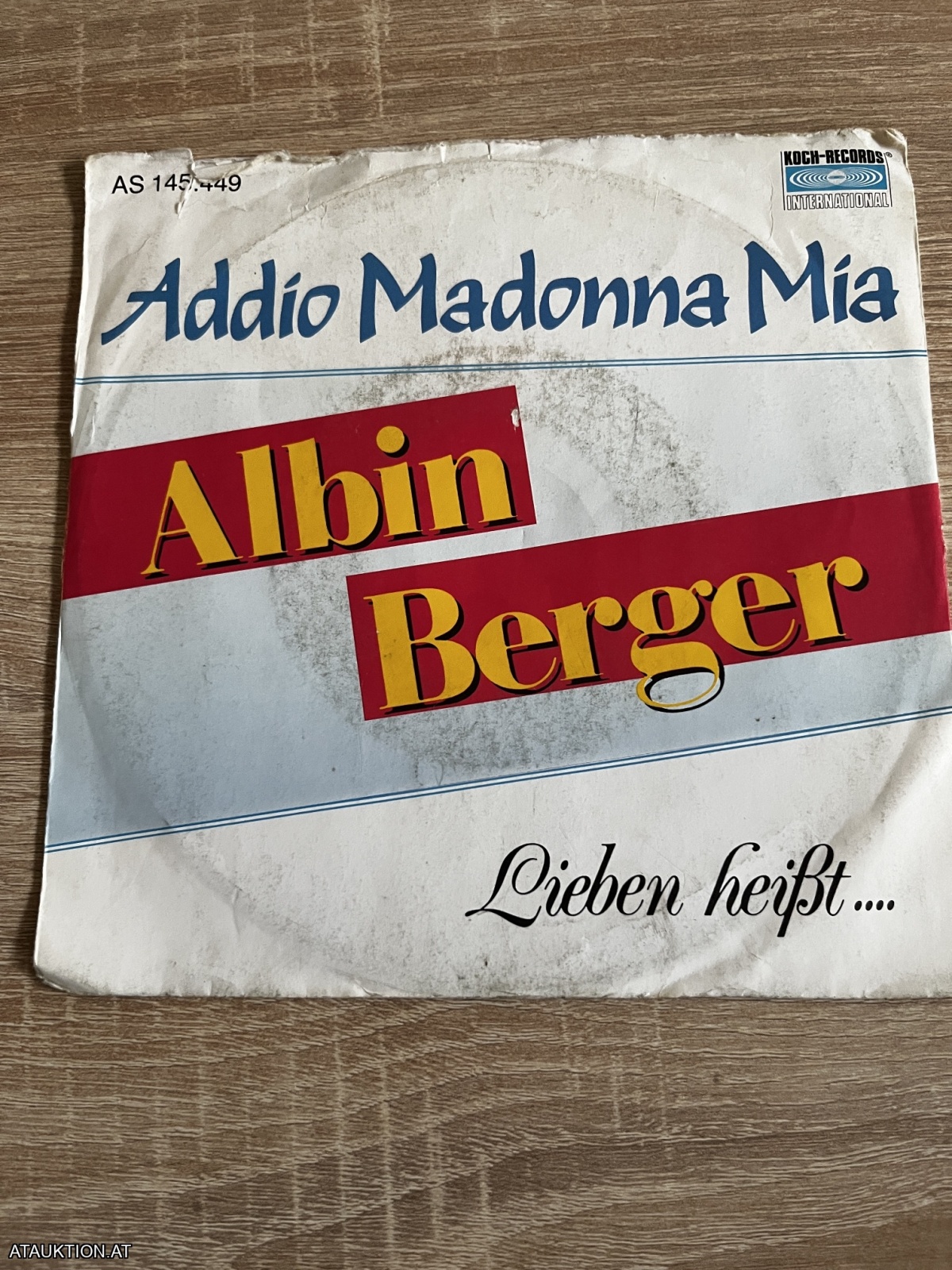 SINGLE / Albin Berger – Addio Madonna Mia