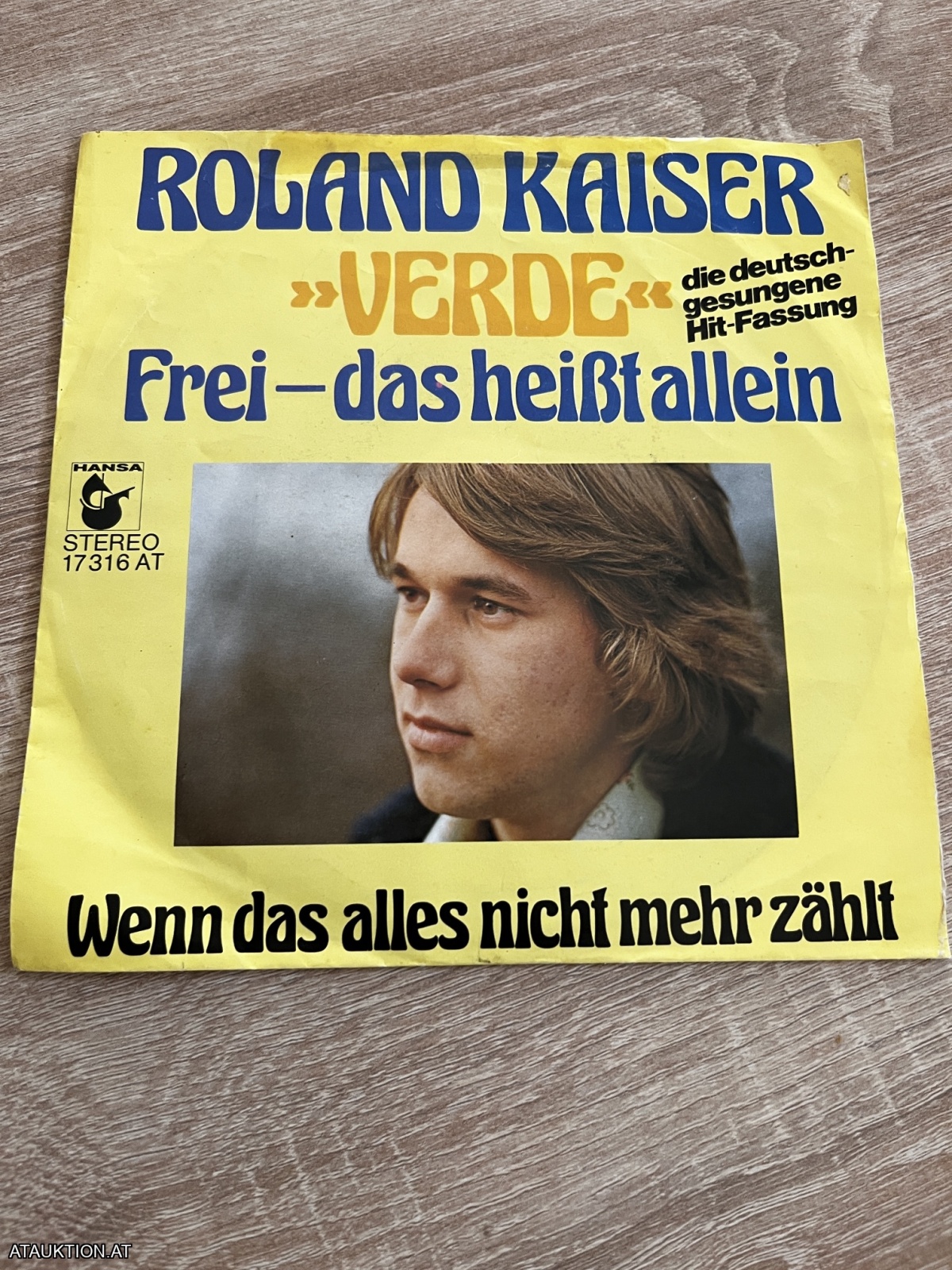 SINGLE / Roland Kaiser – »Verde« · Frei – Das Heißt Allein