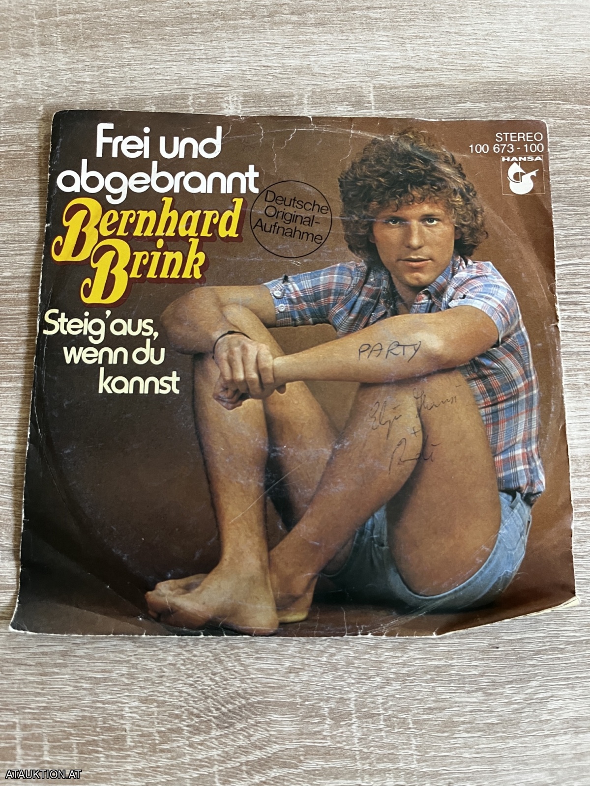 SINGLE / Bernhard Brink – Frei Und Abgebrannt