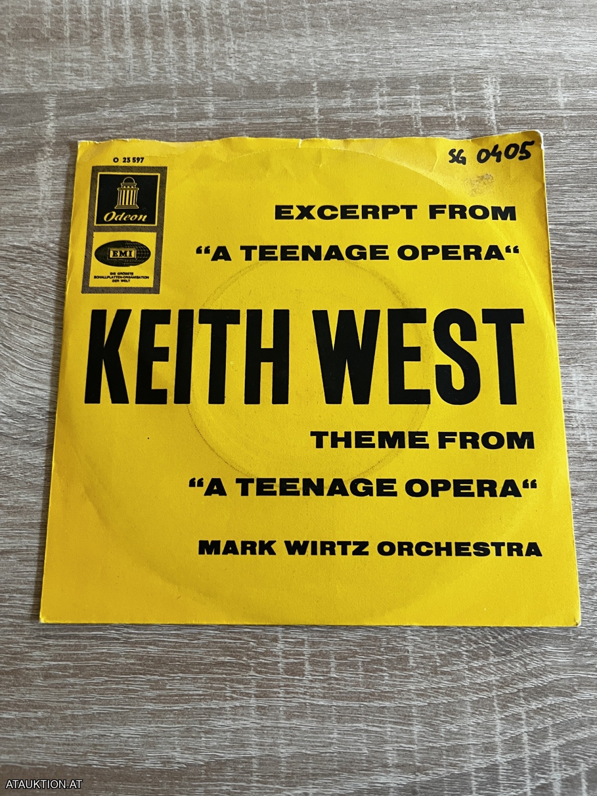 SINGLE / Keith West / Mark Wirtz Orchestra – Excerpt From "A Teenage Opera"