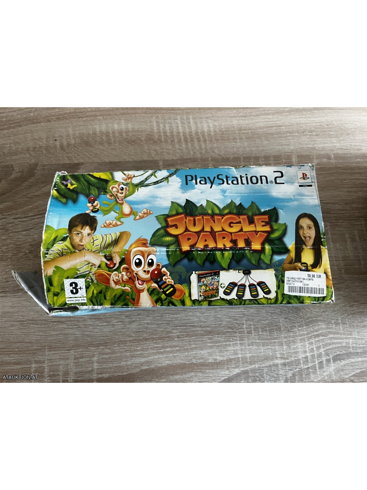 PS2 / Jungle Party mit 4 Controller